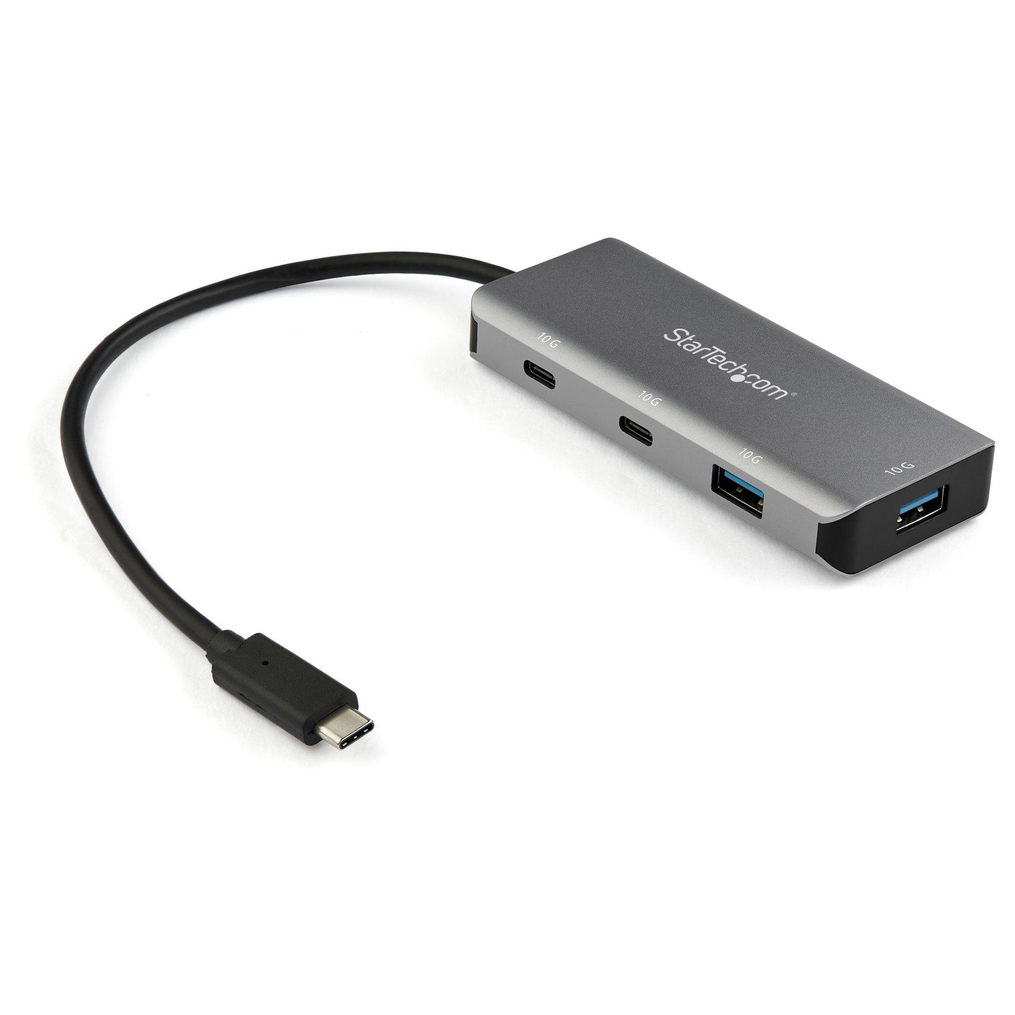 Rca Informatique - Image du produit : 4 PORT USBC HUB 2X USB-A + 2X USB-C