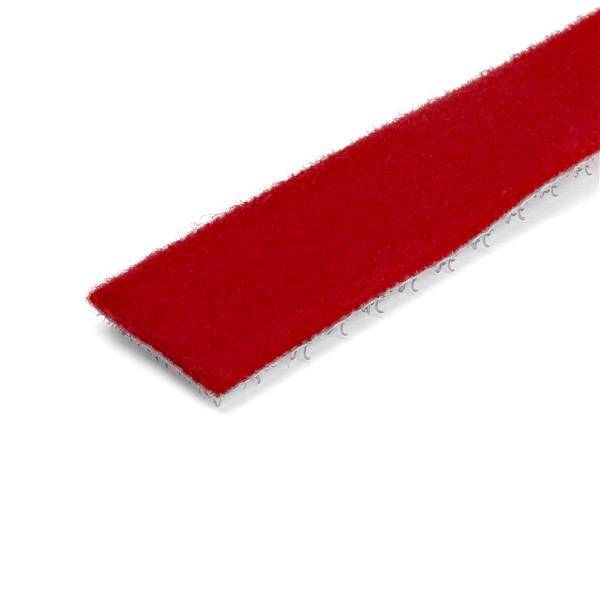 Rca Informatique - image du produit : 50FT. HOOK AND LOOP ROLL - RED - RESUABLE