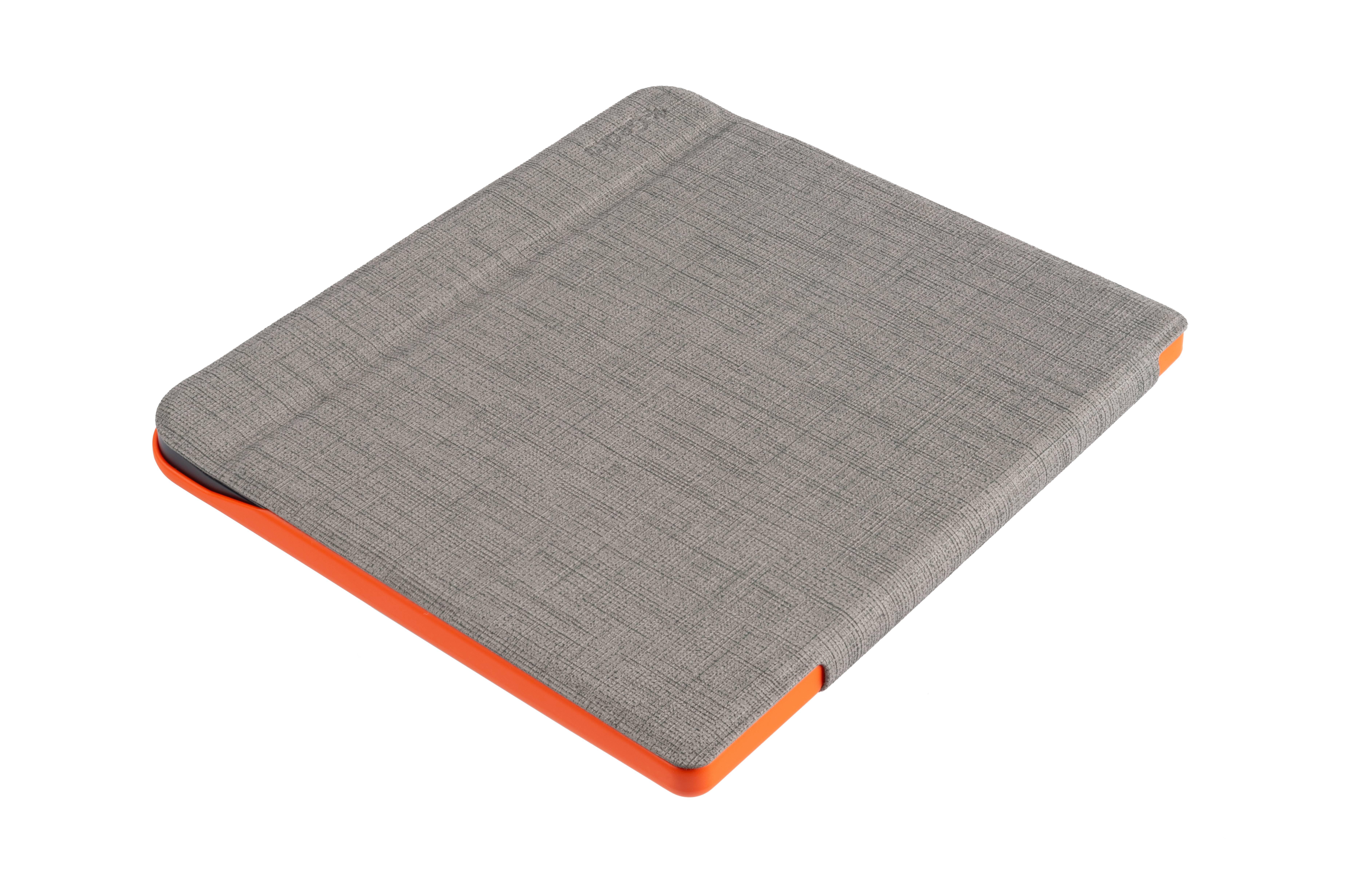 Rca Informatique - image du produit : KOBO LIBRA H2O SLIMFIT COVER GREY ORANGE