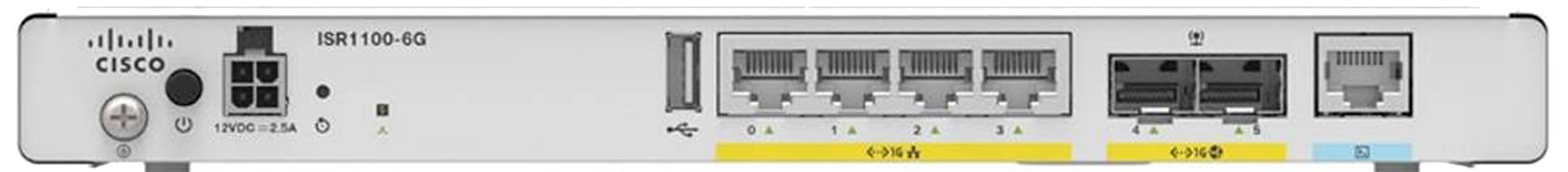 Rca Informatique - Image du produit : ISR1100 ROUTER 4 GE LAN/WAN PORTS AND 2 SFP PORTS 4GB RAM