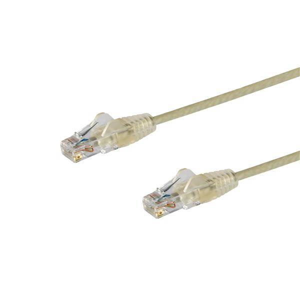 Rca Informatique - Image du produit : 1M SLIM CAT6 CABLE - GREY SNAGLESS - 28 AWG COPPER WIRE