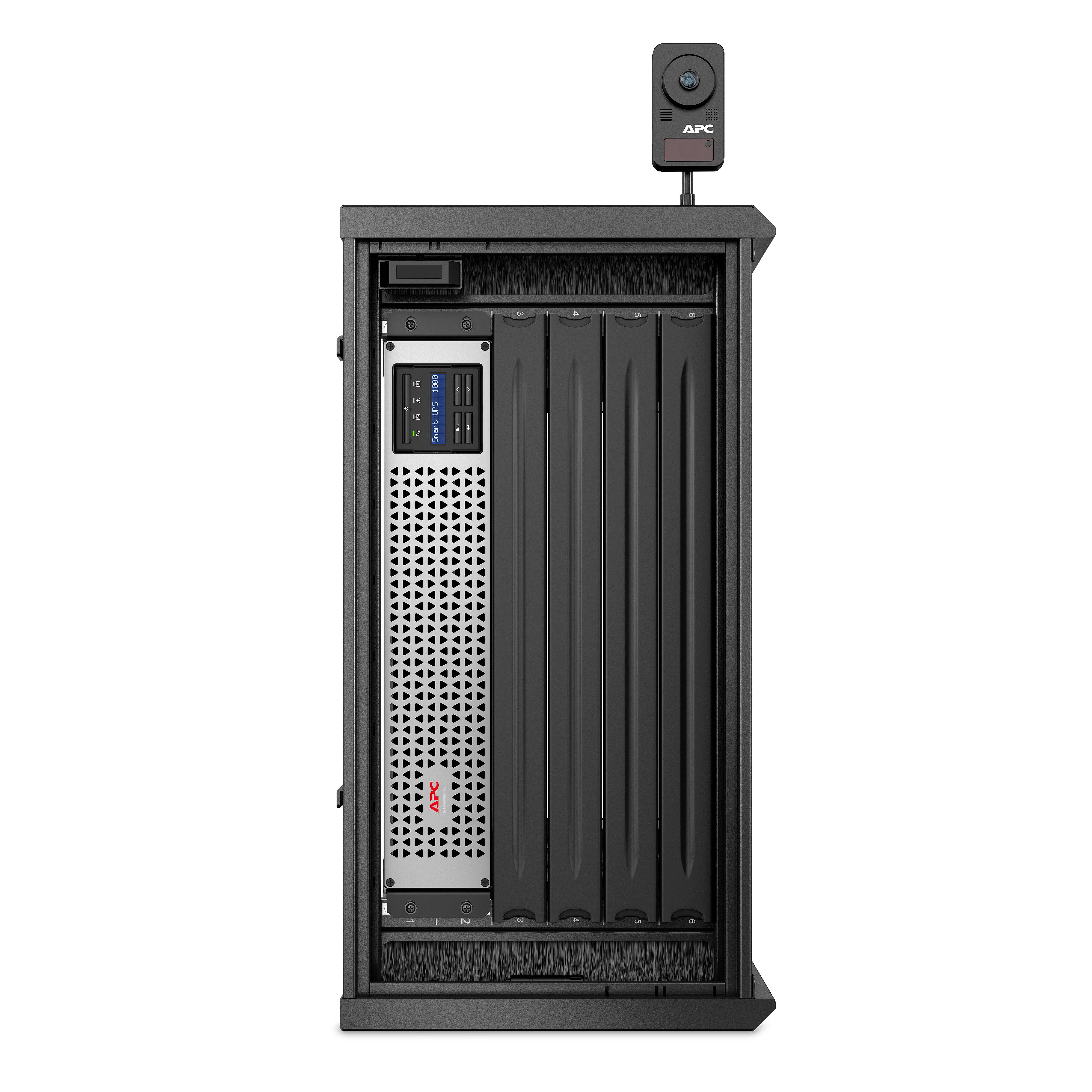 Rca Informatique - image du produit : NETSHELTER WX 6U LOW-PROFILE WALLMOUNT ENCLOSURE 230V FANS