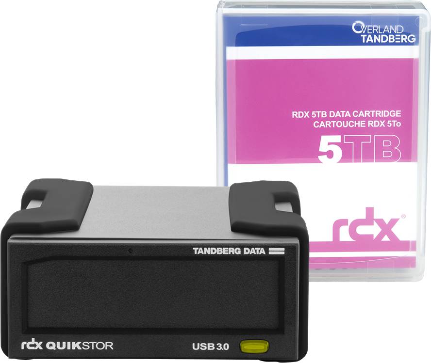 Rca Informatique - Image du produit : TANDBERG RDX EXTERNAL DRIVE KIT 5TB BLACK USB3