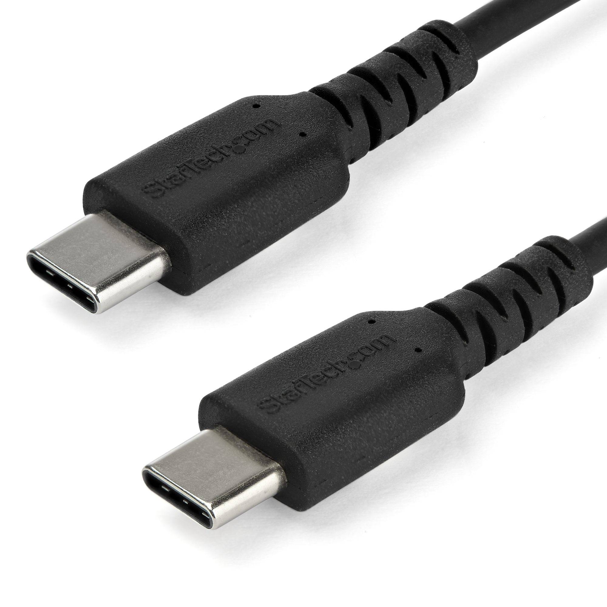 Rca Informatique - Image du produit : 1M USB C CABLE BLACK HIGH QUALITY ARAMID FIBER