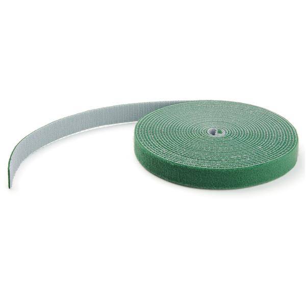 Rca Informatique - Image du produit : 25FT. HOOK AND LOOP ROLL - GREEN - RESUABLE