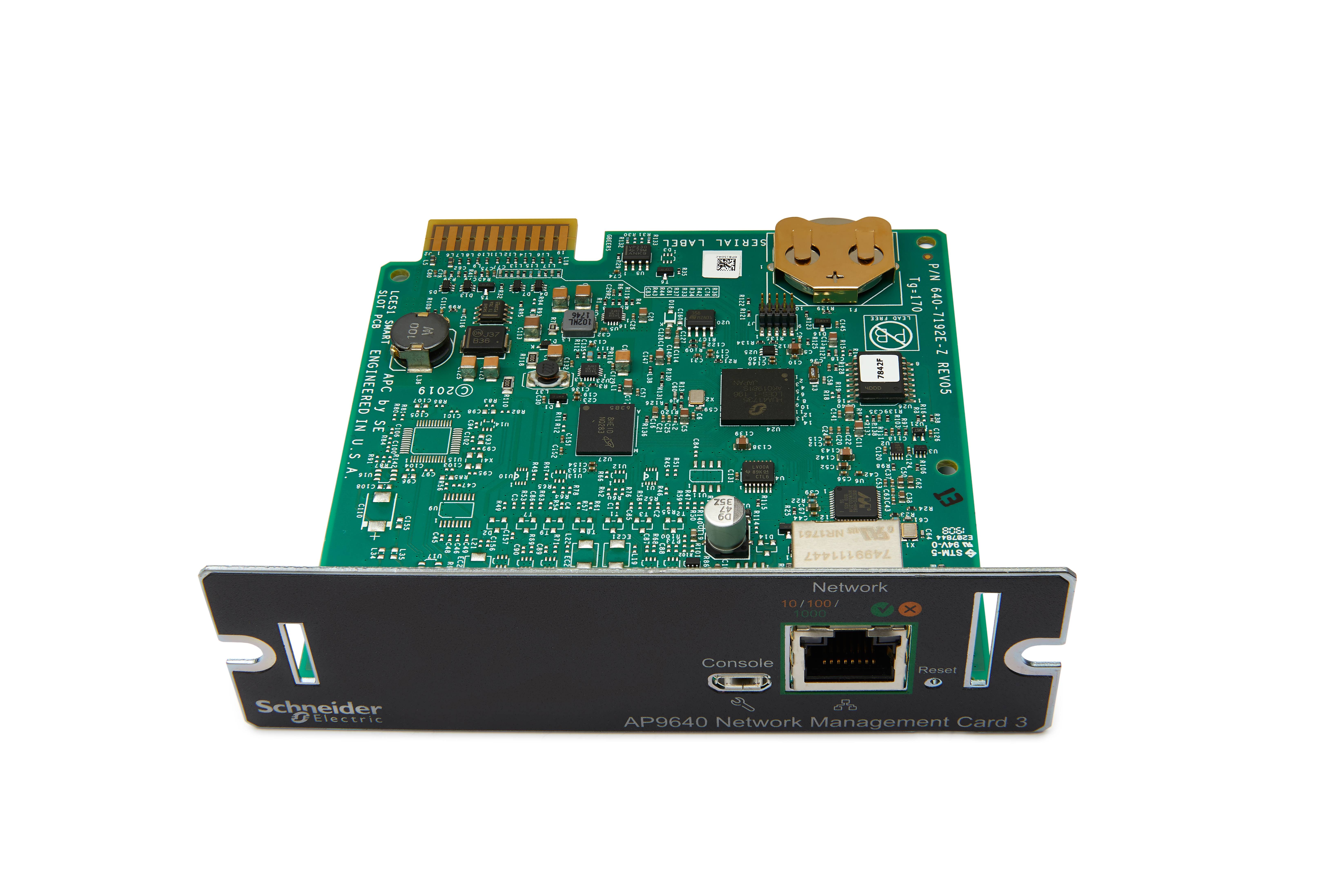 Rca Informatique - image du produit : UPS NETWORK MANAGEMENT CARD 3 .