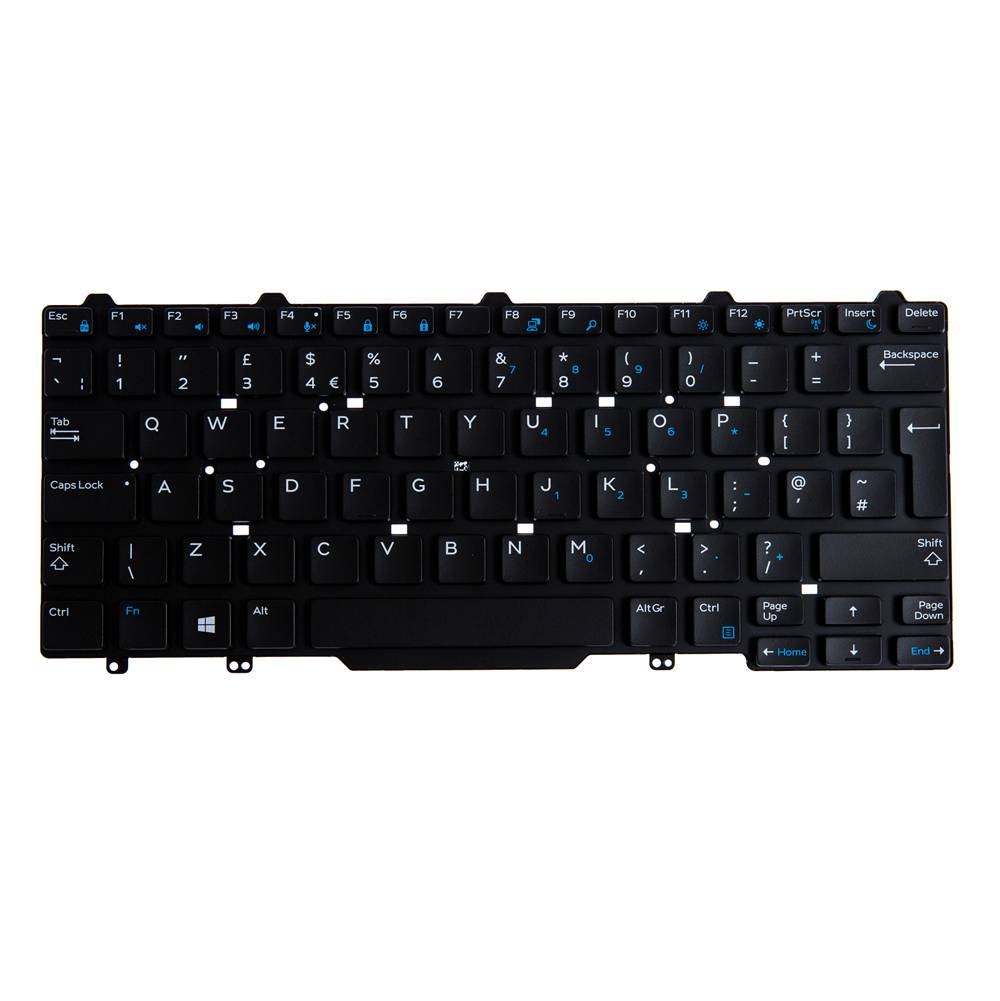 Rca Informatique - Image du produit : N/B KEYBOARD F/ DELL XPS 12 UK LAYOUT 81 KEY (BACKLIT) WIN8