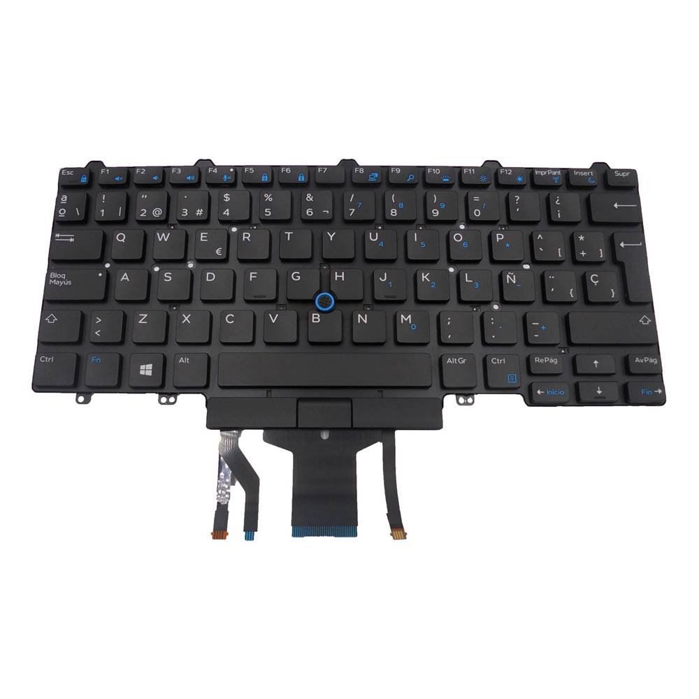 Rca Informatique - Image du produit : N/B KBD LATITUDE E5570 SPANISH LAYOUT 107 KEY (BACKLIT)