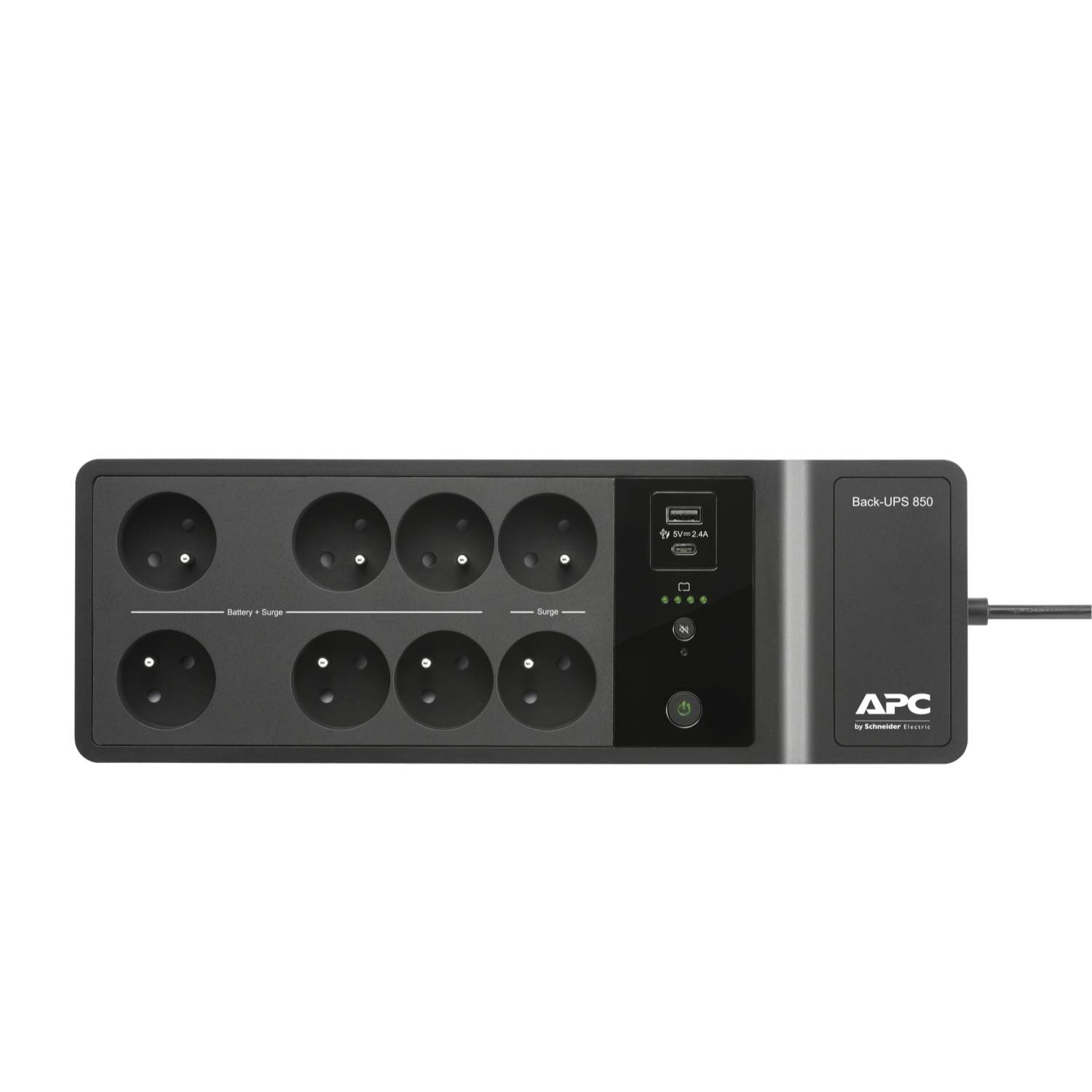 Rca Informatique - image du produit : APC BACK-UPS 850VA 230V USB USB TYPE-C AND A CHARGING PORTS