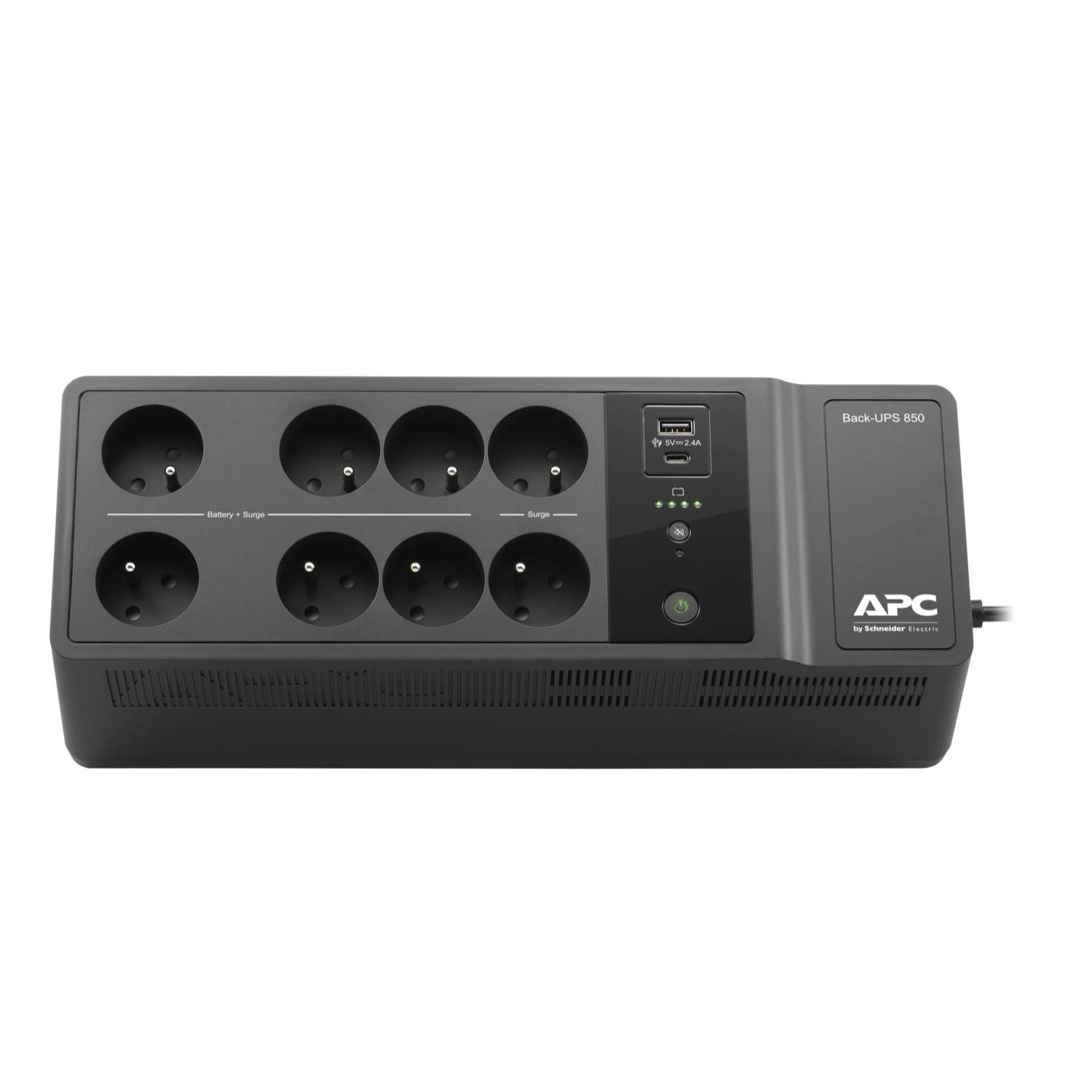 Rca Informatique - image du produit : APC BACK-UPS 850VA 230V USB USB TYPE-C AND A CHARGING PORTS