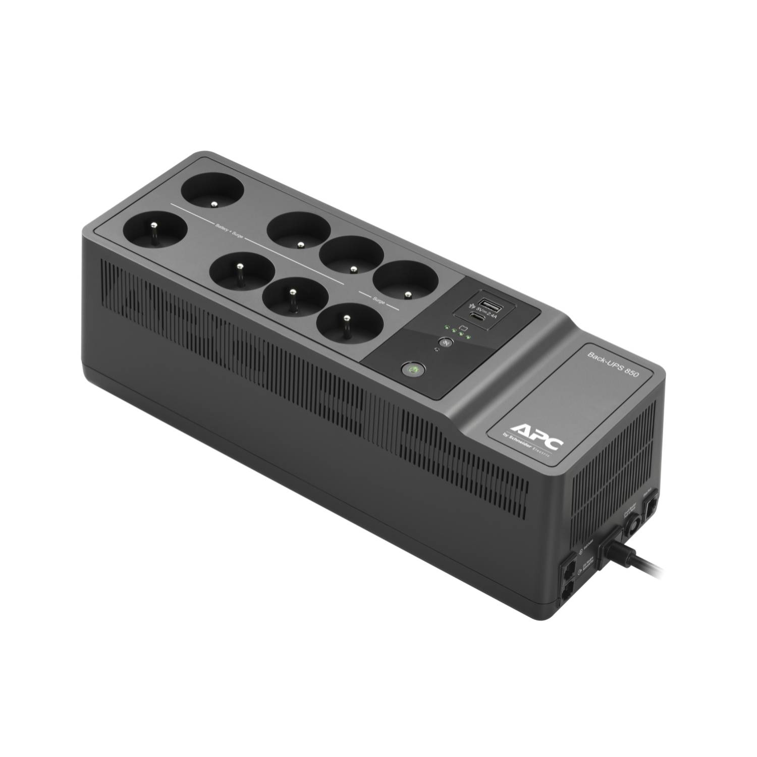 Rca Informatique - Image du produit : APC BACK-UPS 850VA 230V USB USB TYPE-C AND A CHARGING PORTS