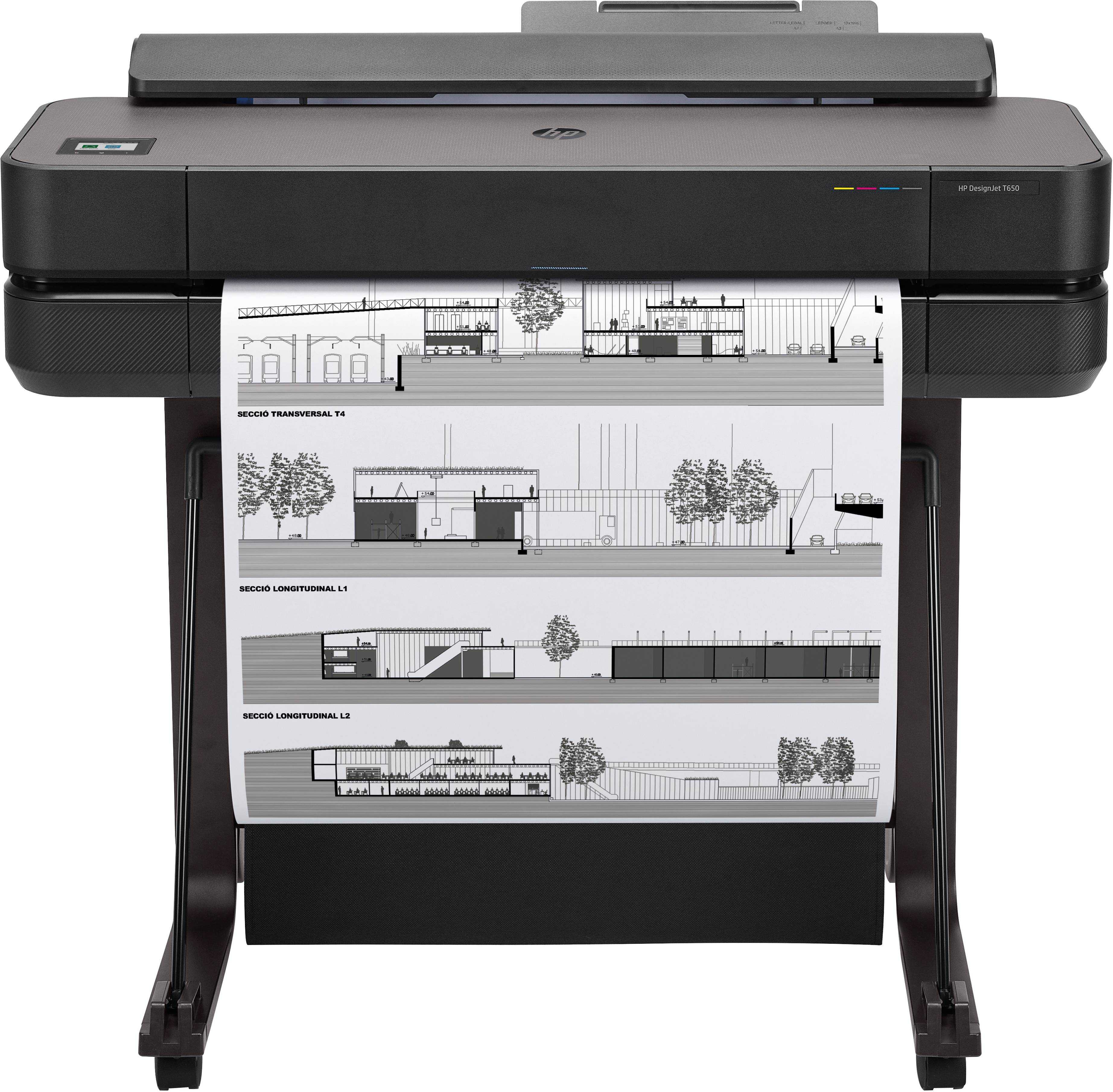 Rca Informatique - image du produit : HP DESIGNJET T650 DE 24 POUCES (61 CM/A1)