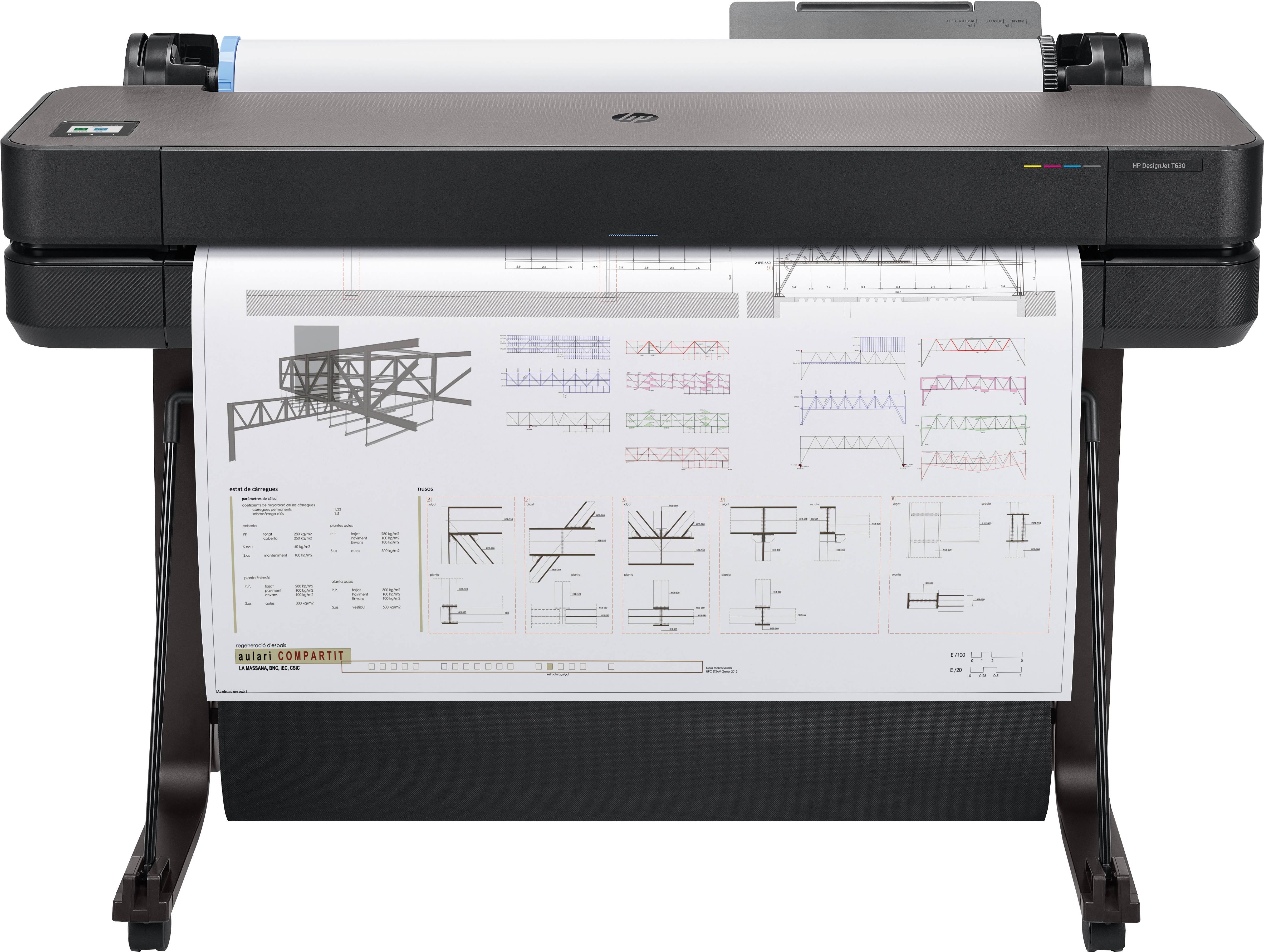 Rca Informatique - image du produit : HP DESIGNJET T630 DE 36 POUCES (91 CM/A0)