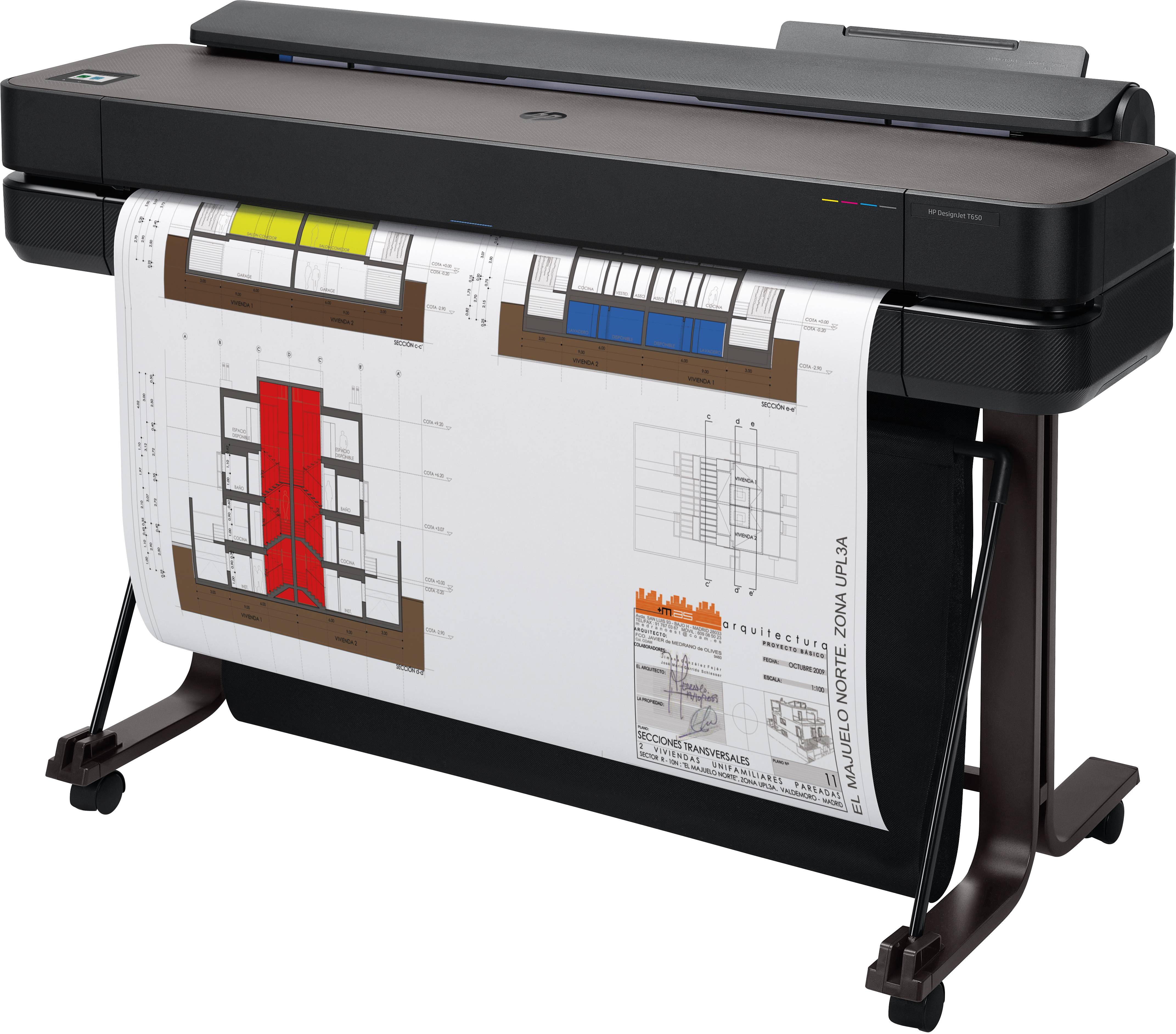 Rca Informatique - image du produit : HP DESIGNJET T650 DE 36 POUCES (91 CM/A0)