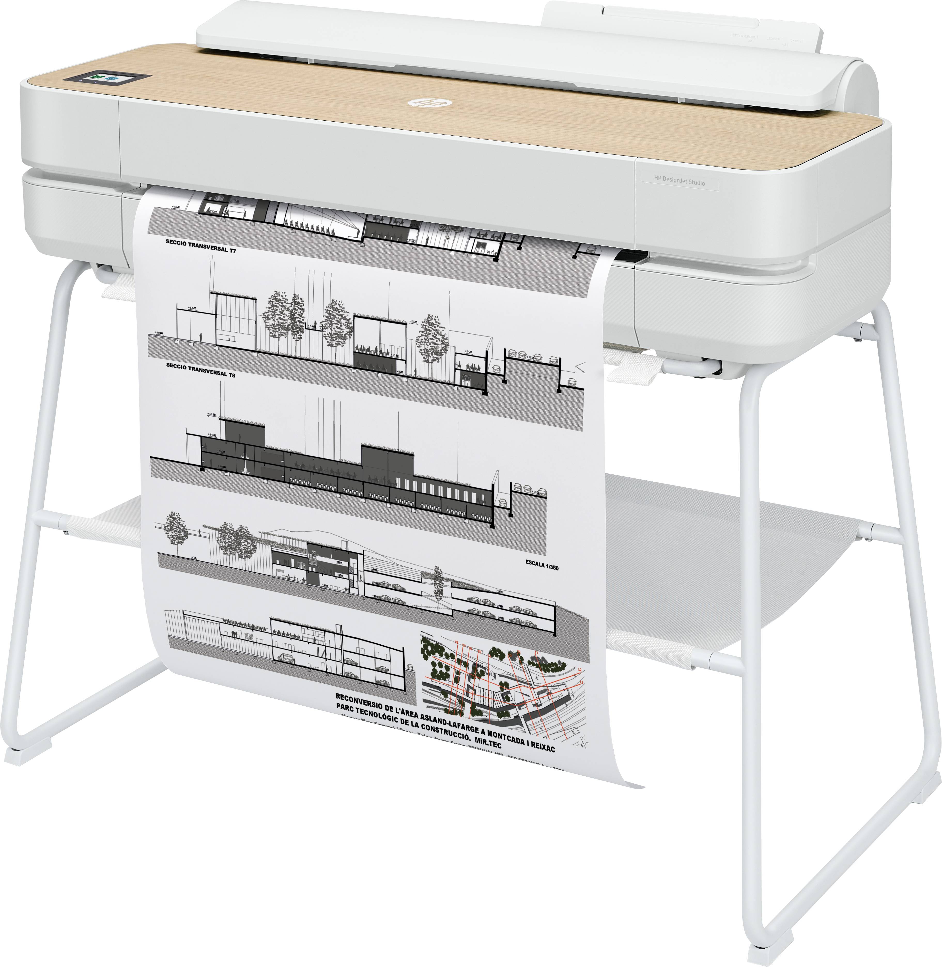 Rca Informatique - image du produit : HP DESIGNJET STUDIO 24 POUCES (61 CM/A1) FINITION BOIS