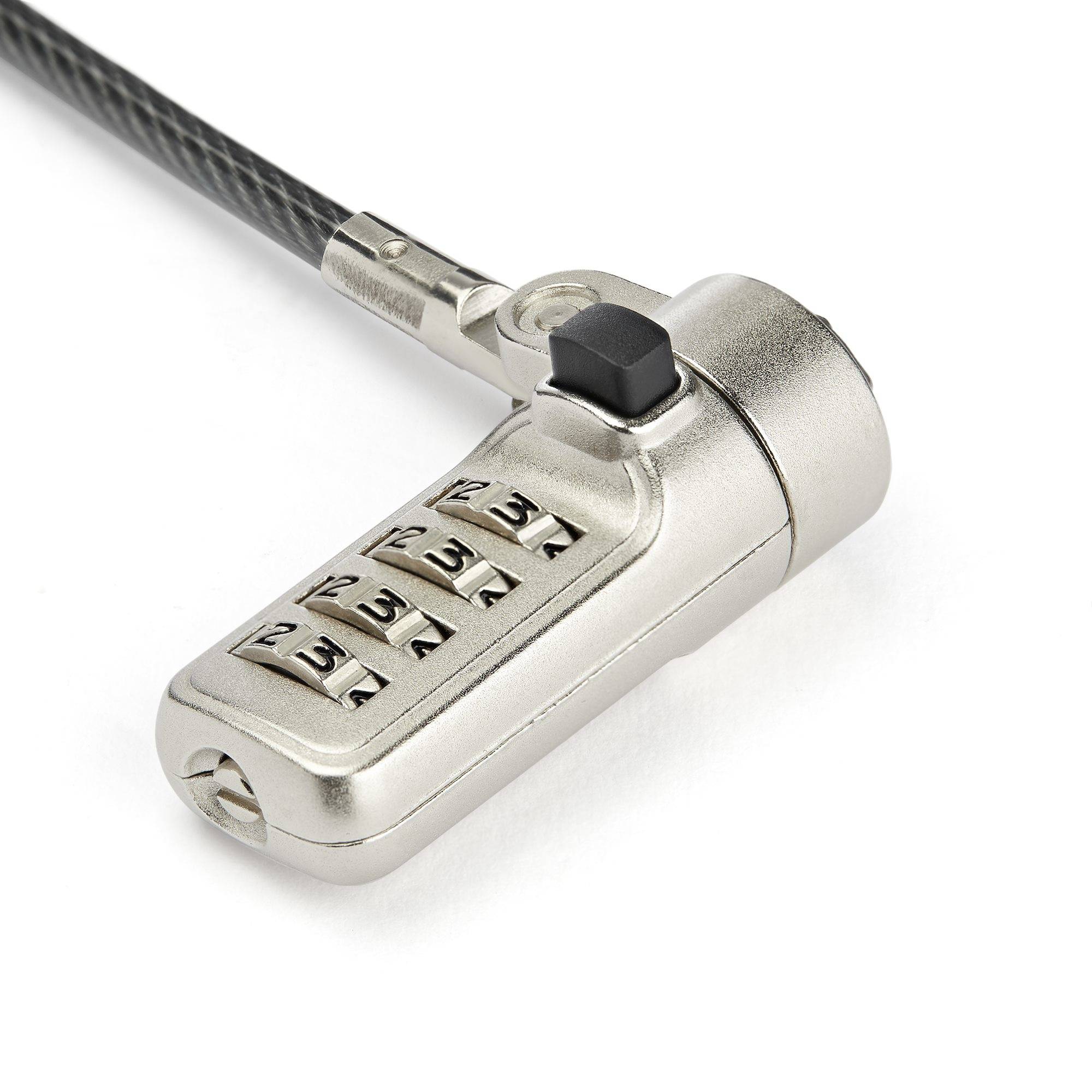 Rca Informatique - image du produit : LAPTOP CABLE LOCK FOUR DIGIT COMBINATION FOR WEDGE LOCK SLOT