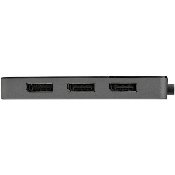 Rca Informatique - image du produit : 3 PORT DISPLAYPORT MST HUB 3 X 4K - FOR WINDOWS - DP 1.4