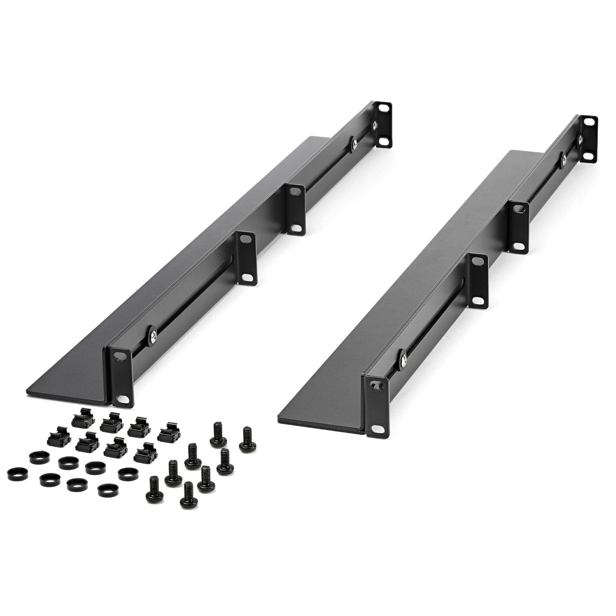 Rca Informatique - image du produit : STARTECH.COM 1U RACK RAILS ADJUSTABLE DEPTH - 4 POST