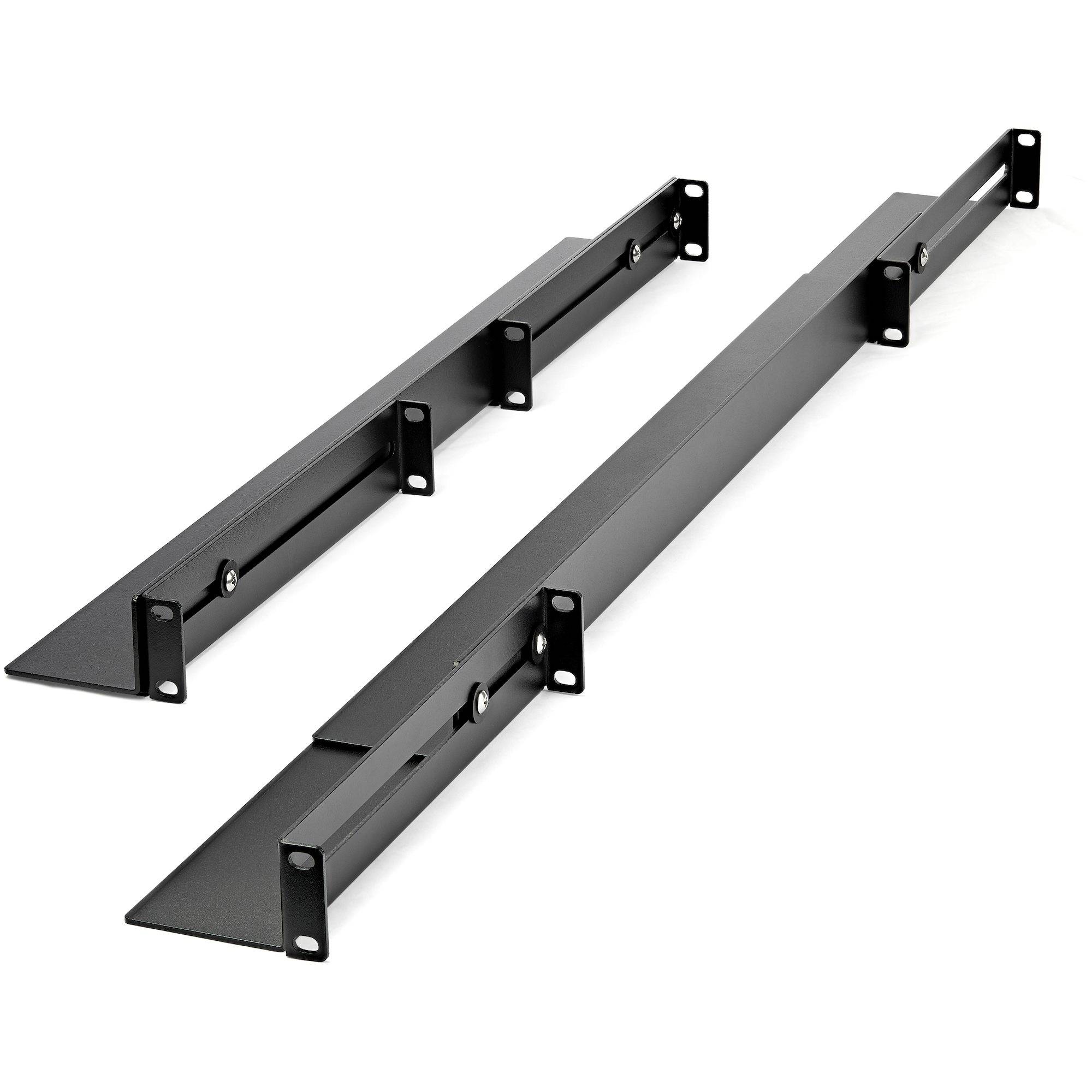 Rca Informatique - image du produit : STARTECH.COM 1U RACK RAILS ADJUSTABLE DEPTH - 4 POST