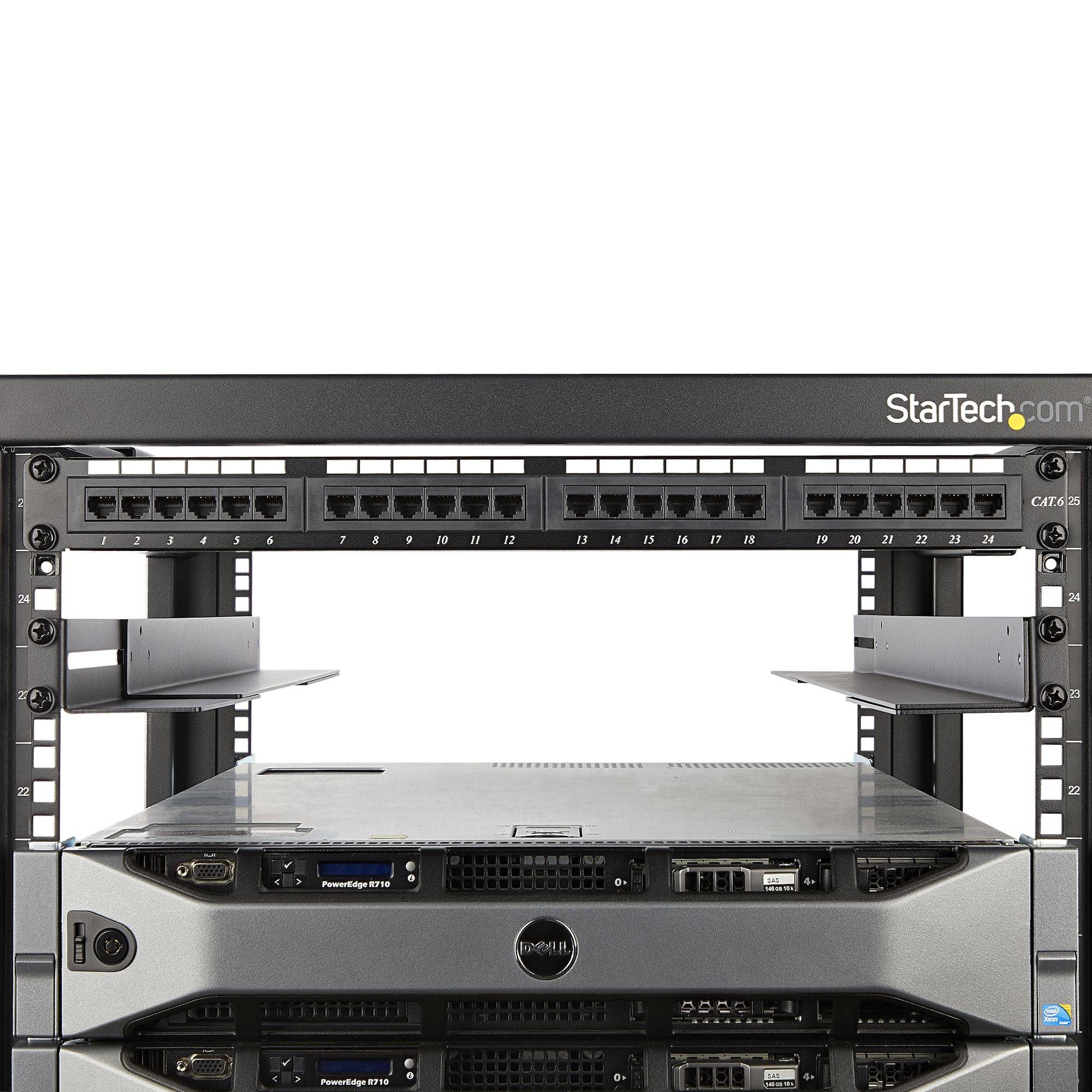 Rca Informatique - image du produit : STARTECH.COM 1U RACK RAILS ADJUSTABLE DEPTH - 4 POST