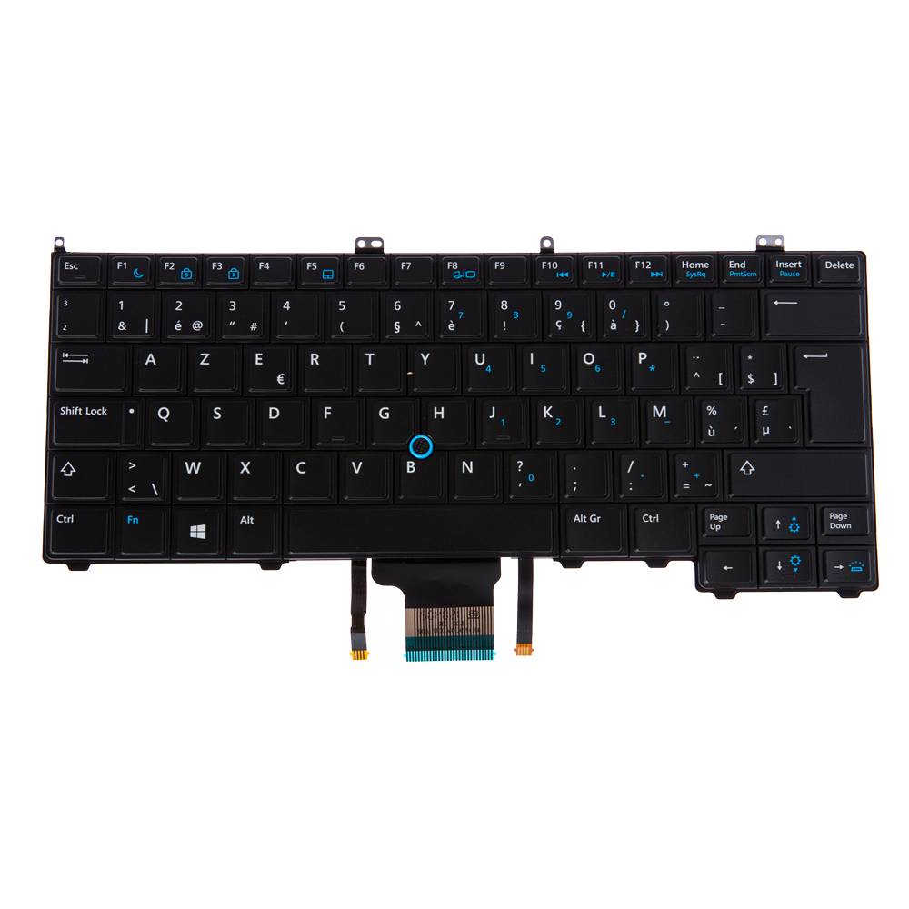 Rca Informatique - Image du produit : N/B KBD LATITUDE E7450 BELGIAN LAYOUT 83 KEY BACKLIT