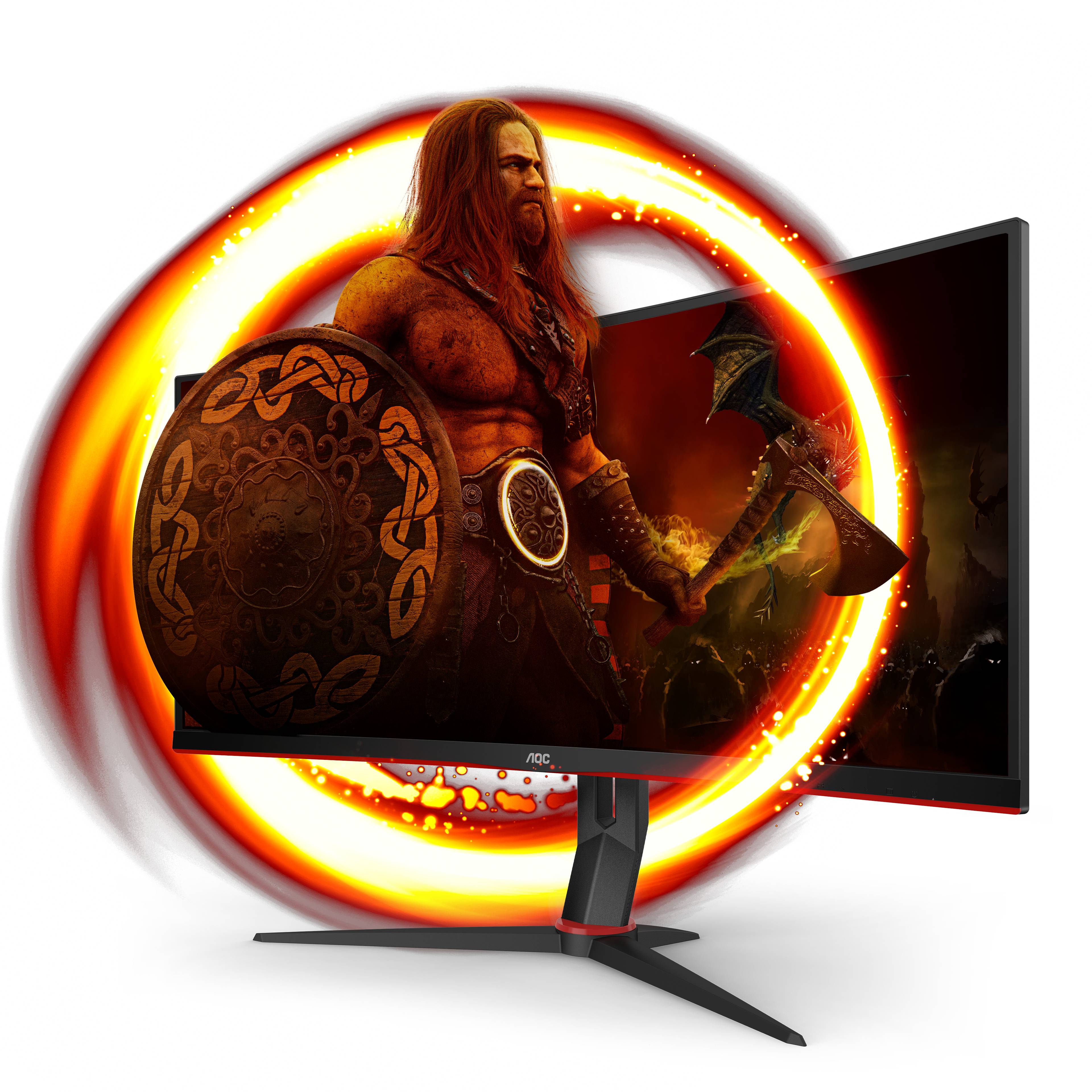 Rca Informatique - image du produit : CU34G2X/BK 34IN CURV VA WQHD 144HZ 300CD/1MS/2HDMI/2DP/4USB/H