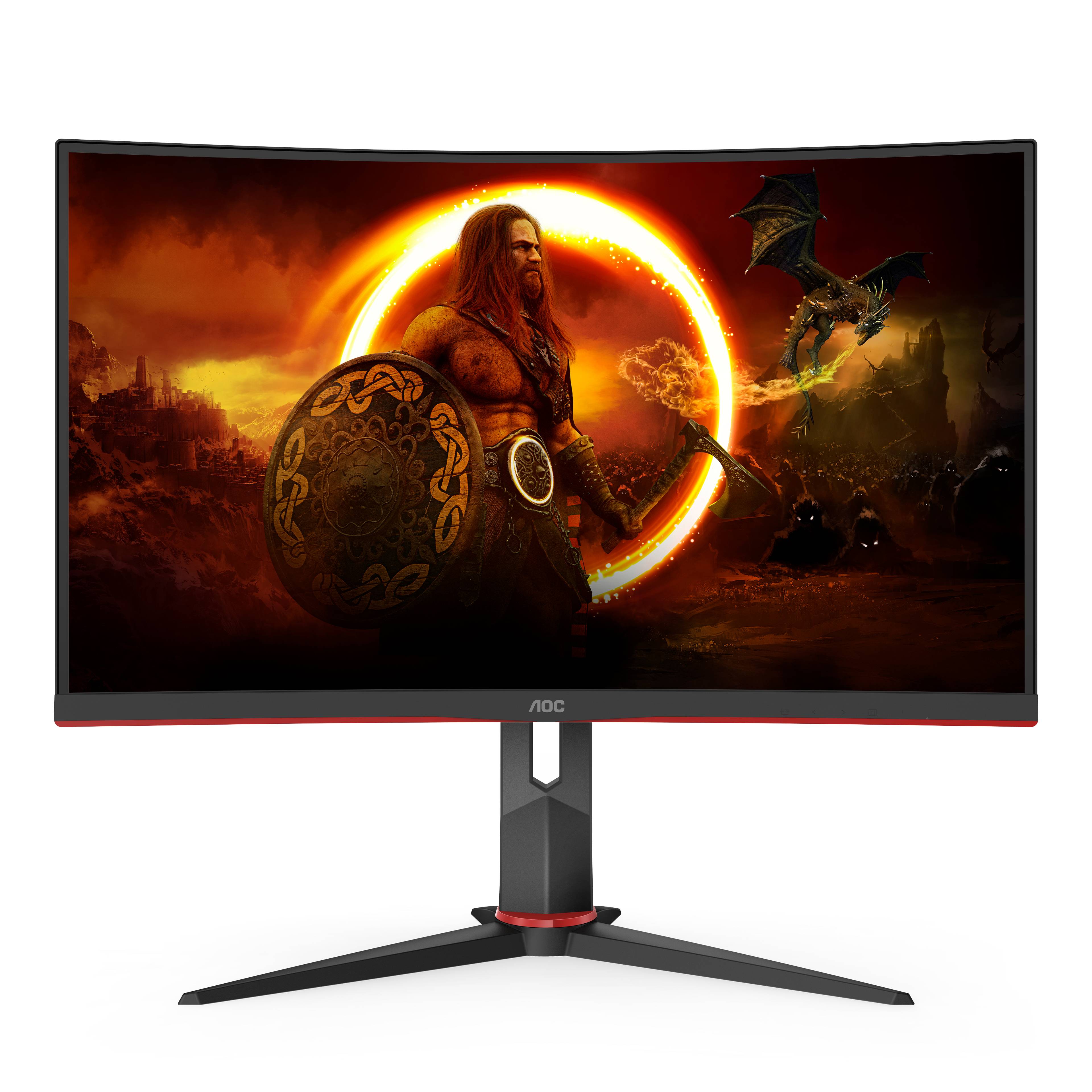 Rca Informatique - image du produit : CQ27G2U/BK 27IN CURV VA QHD 144HZ 250CD/1MS/2HDMI/DP/3USB/HA