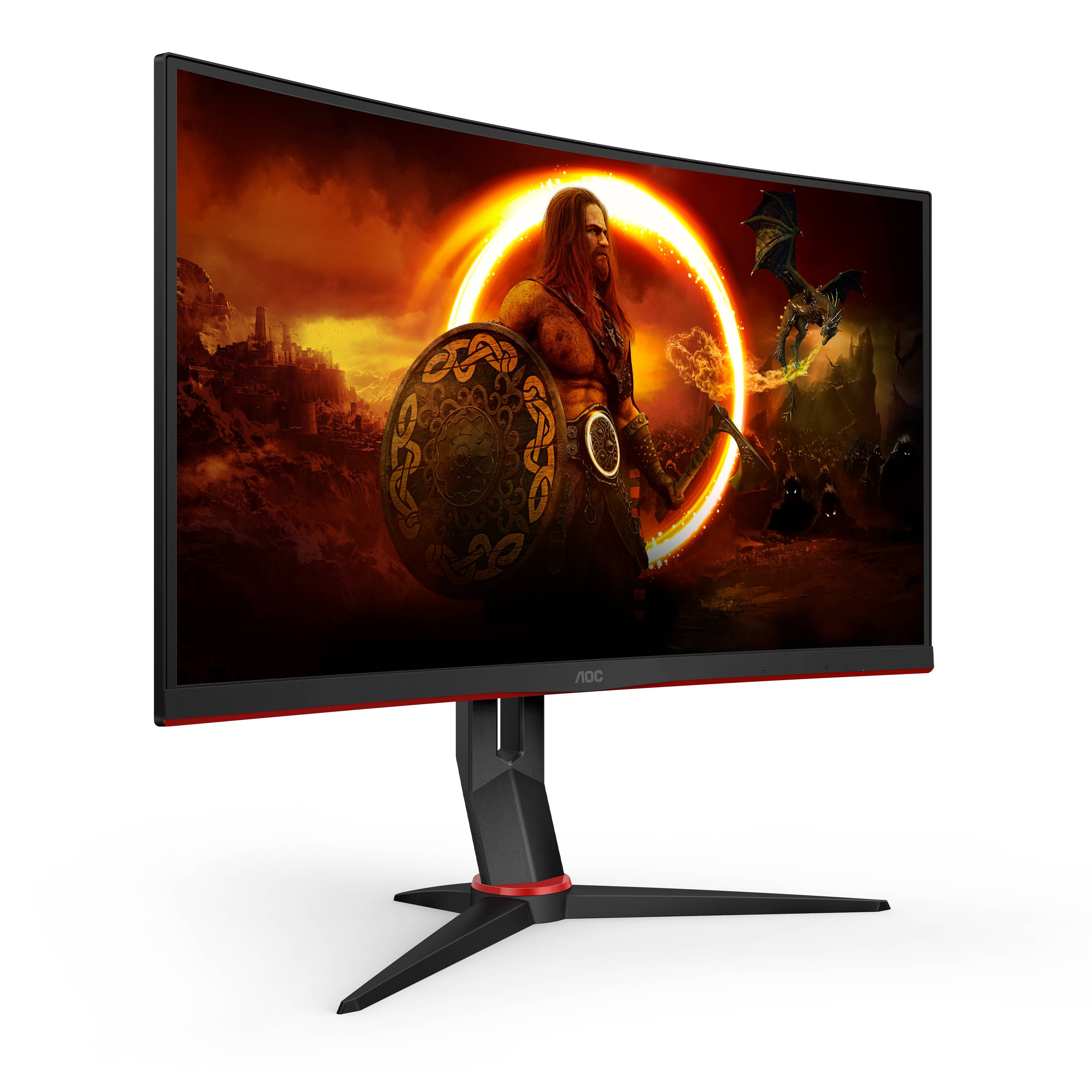 Rca Informatique - image du produit : CQ27G2U/BK 27IN CURV VA QHD 144HZ 250CD/1MS/2HDMI/DP/3USB/HA