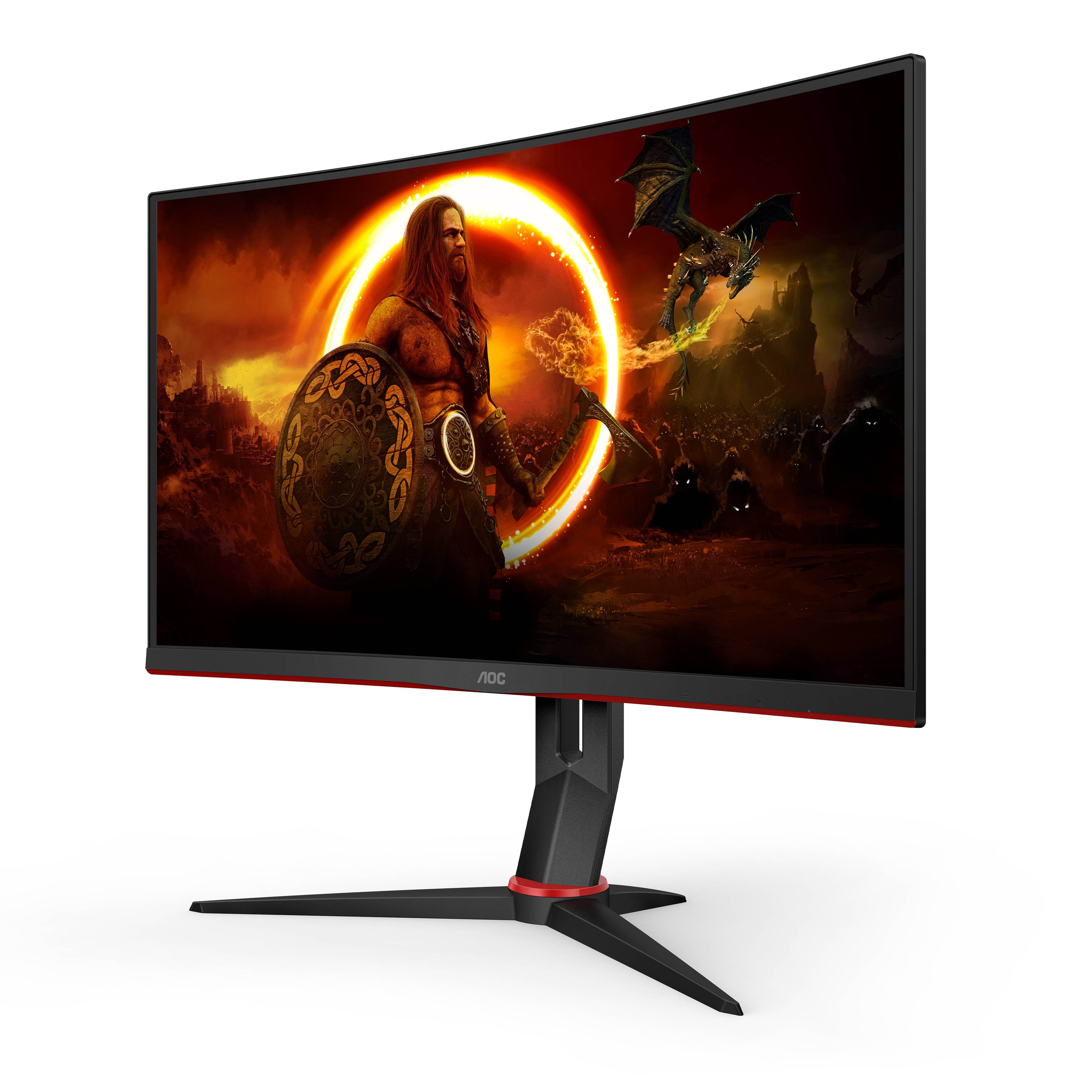 Rca Informatique - image du produit : CQ27G2U/BK 27IN CURV VA QHD 144HZ 250CD/1MS/2HDMI/DP/3USB/HA