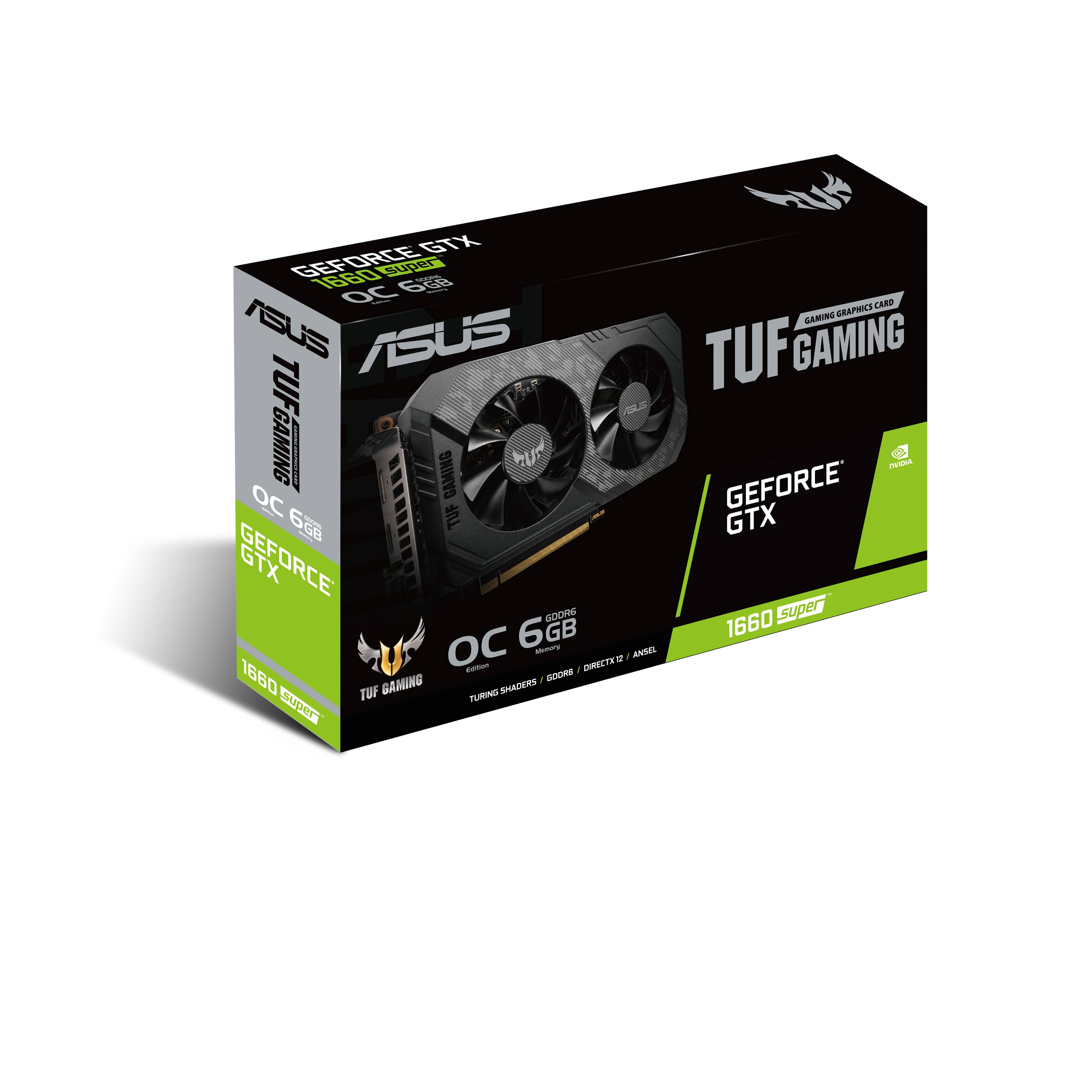 Rca Informatique - image du produit : TUF-GTX1660S-O6G-GAMING 6GB GDDR6 HDMI DP