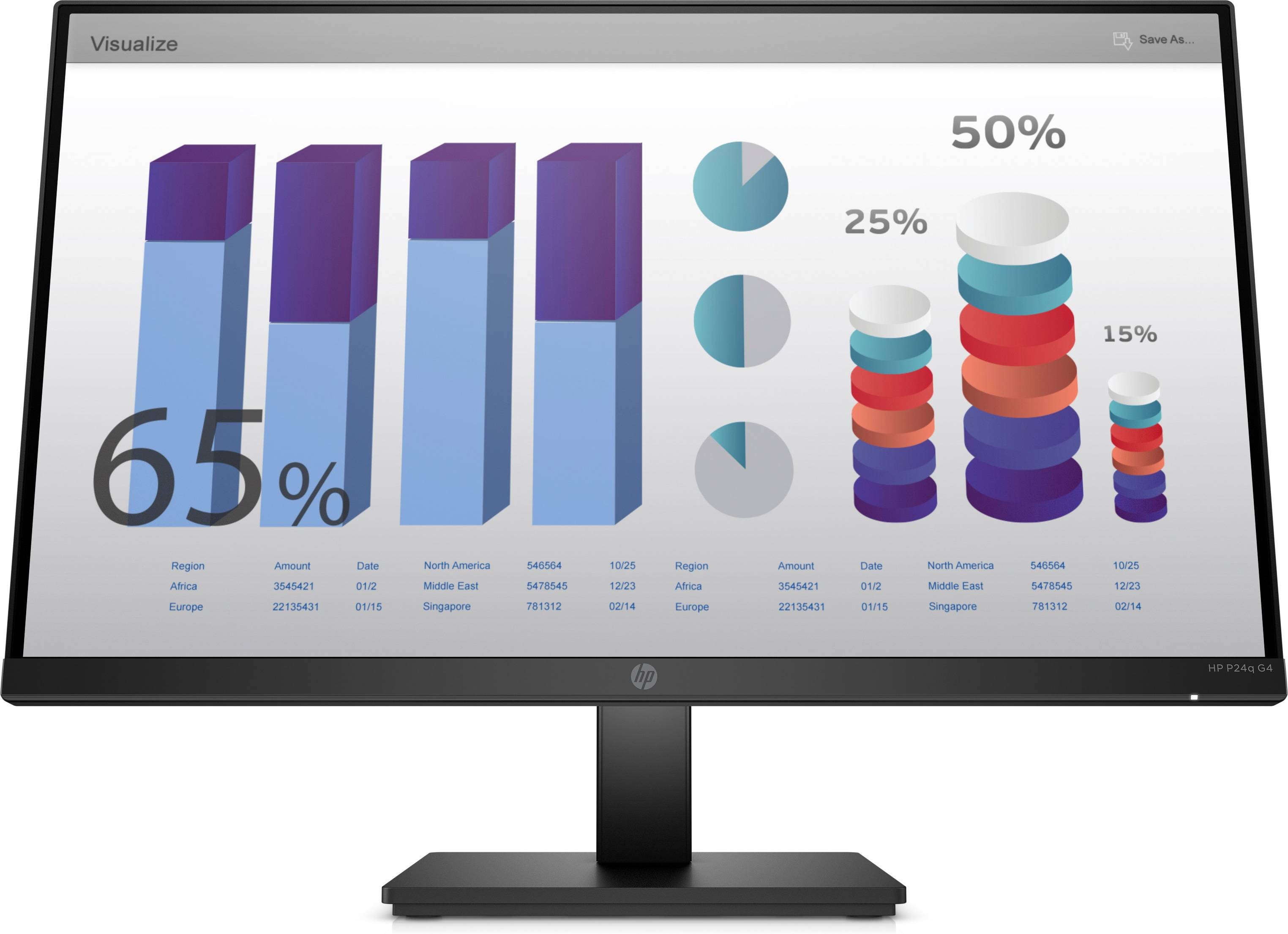 Rca Informatique - image du produit : P24Q G4 QHD MONITOR IN