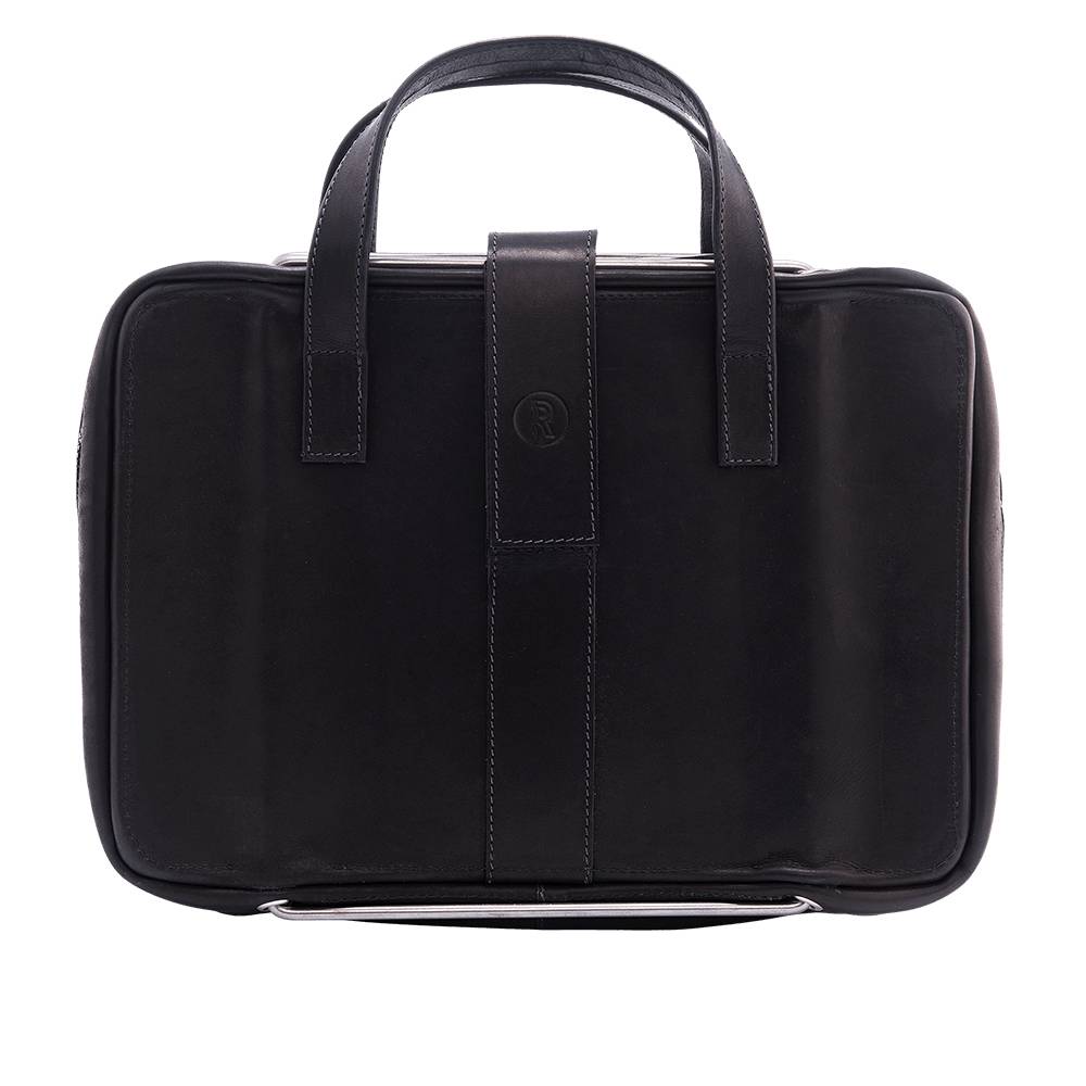 Rca Informatique - image du produit : VIVA LAPTOP BAG 15.6IN BLACK- FULL GRAIN LEATHER BLACK