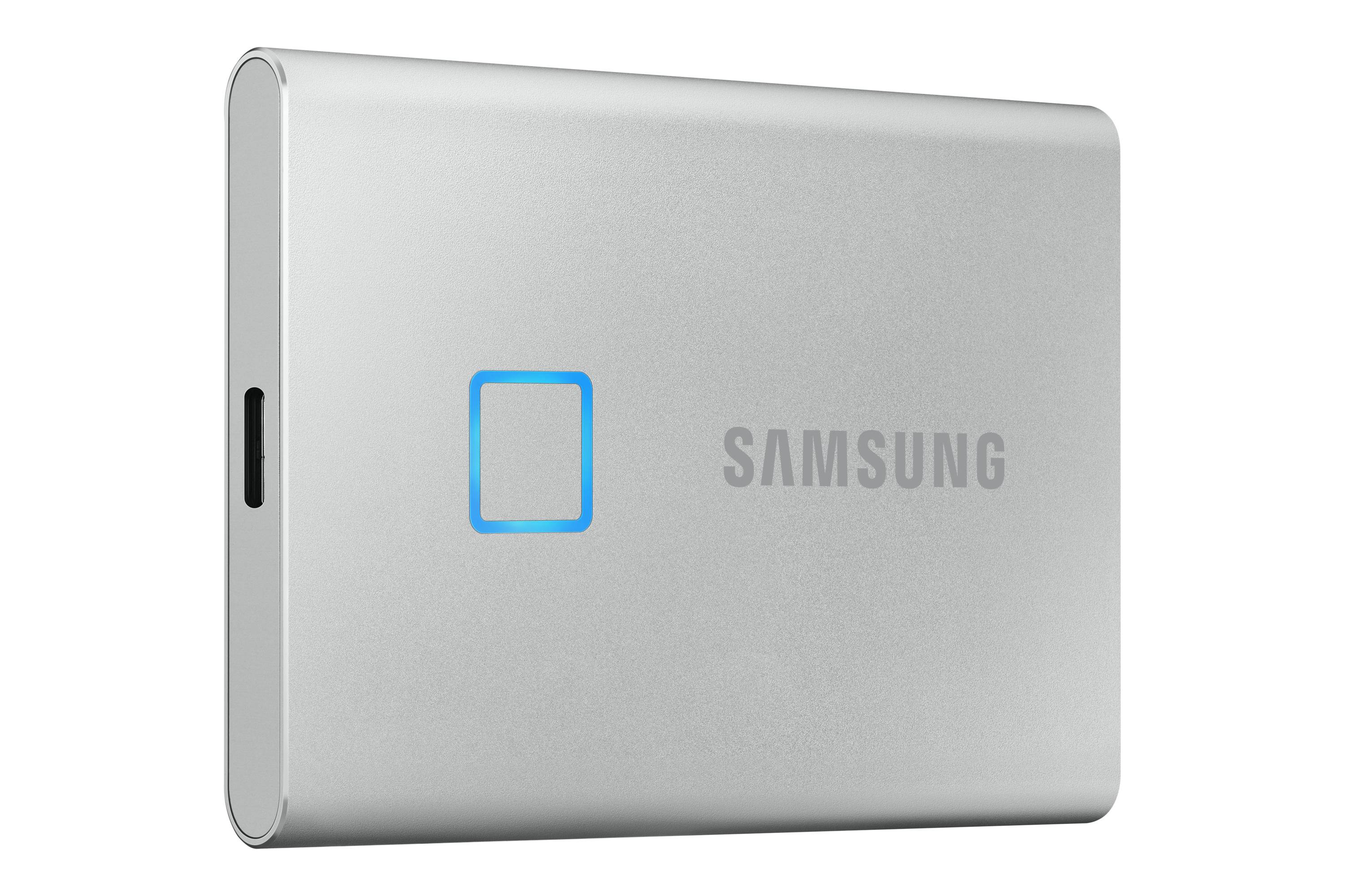 Rca Informatique - image du produit : SSD PORTABLE T7 TOUCH 500GB USB 3.2 GEN. 2 SILVER