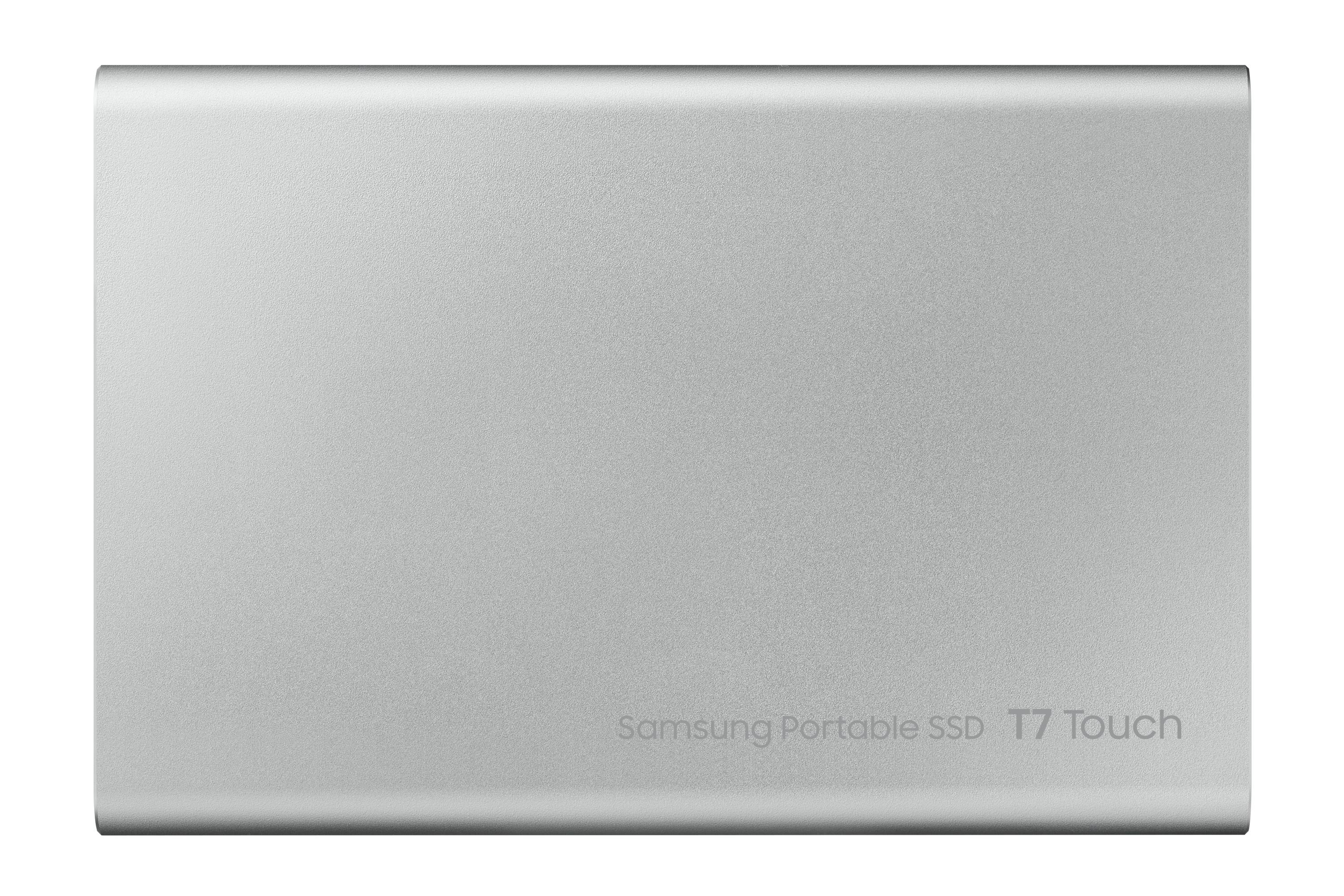 Rca Informatique - image du produit : SSD PORTABLE T7 TOUCH 500GB USB 3.2 GEN. 2 SILVER