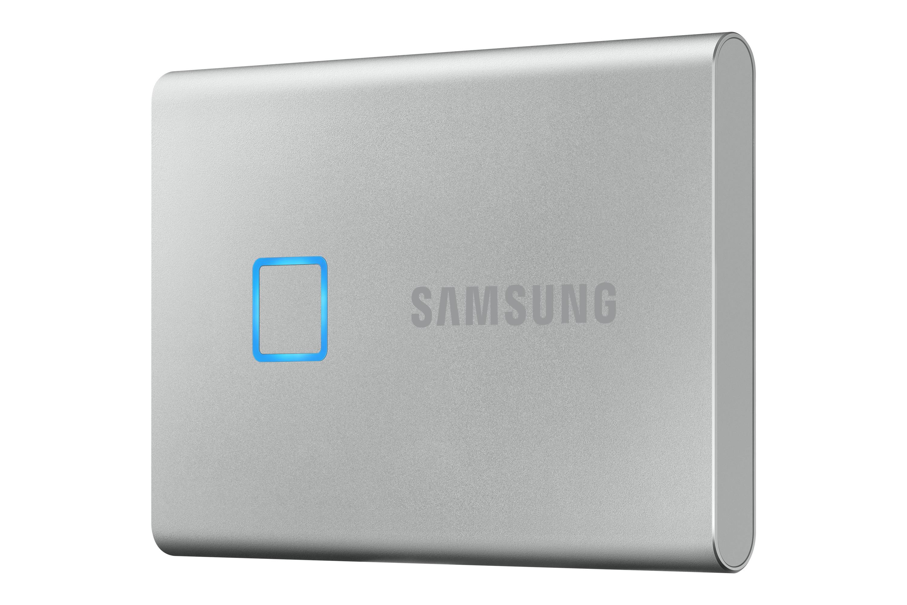 Rca Informatique - image du produit : SSD PORTABLE T7 TOUCH 500GB USB 3.2 GEN. 2 SILVER