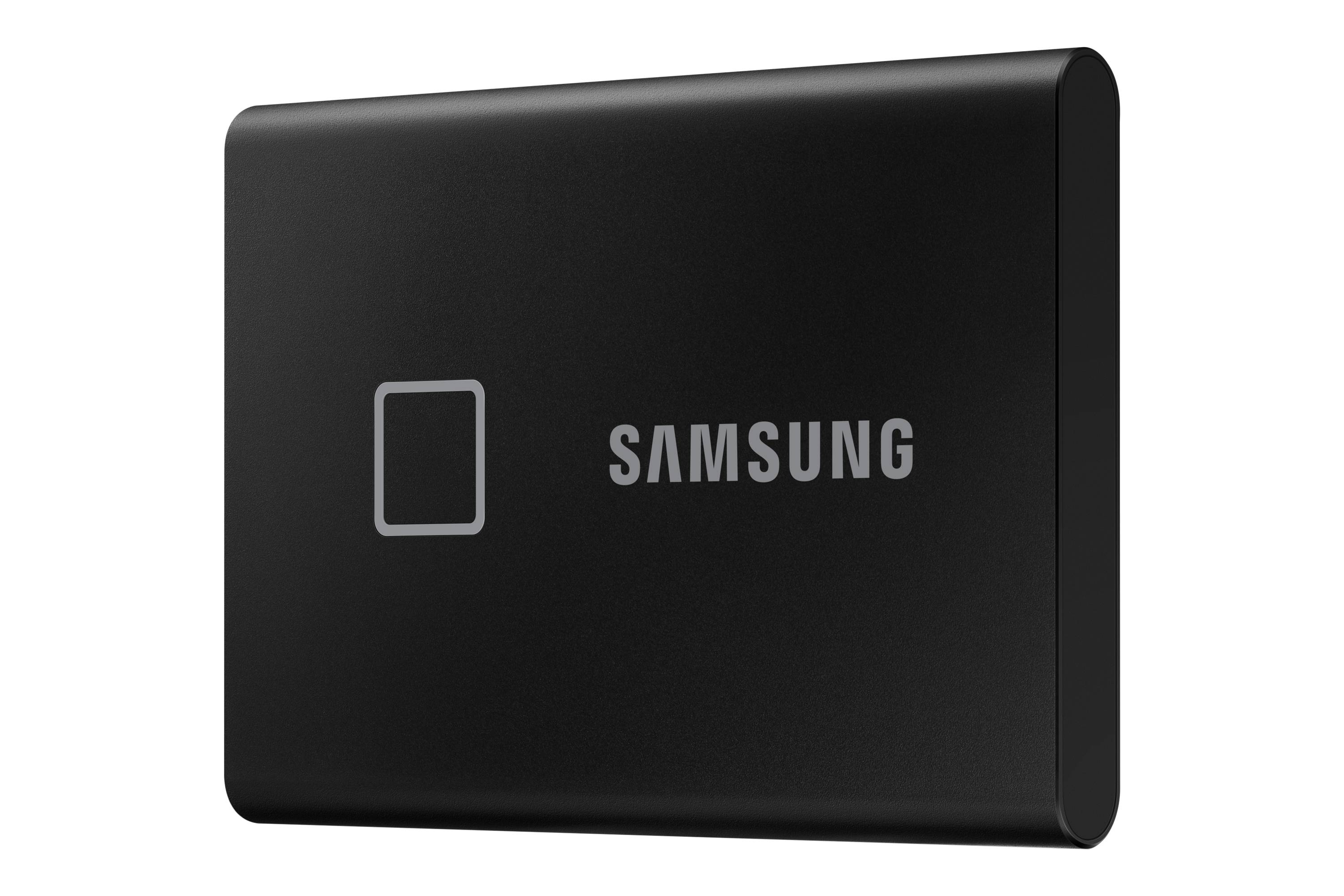 Rca Informatique - image du produit : SSD PORTABLE T7 TOUCH 2TB USB 3.2 GEN. 2 BLACK