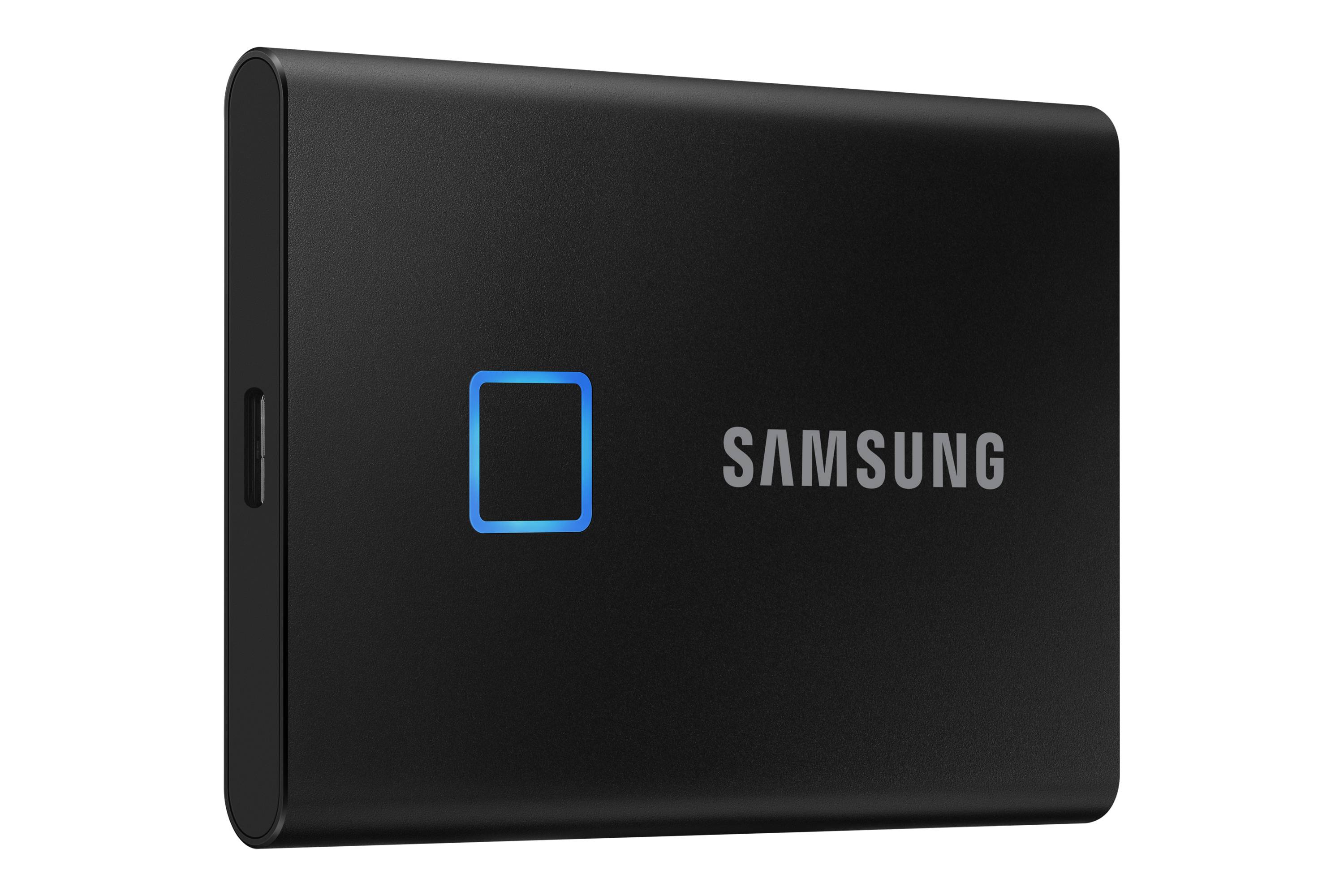 Rca Informatique - image du produit : SSD PORTABLE T7 TOUCH 1TB USB 3.2 GEN. 2 BLACK