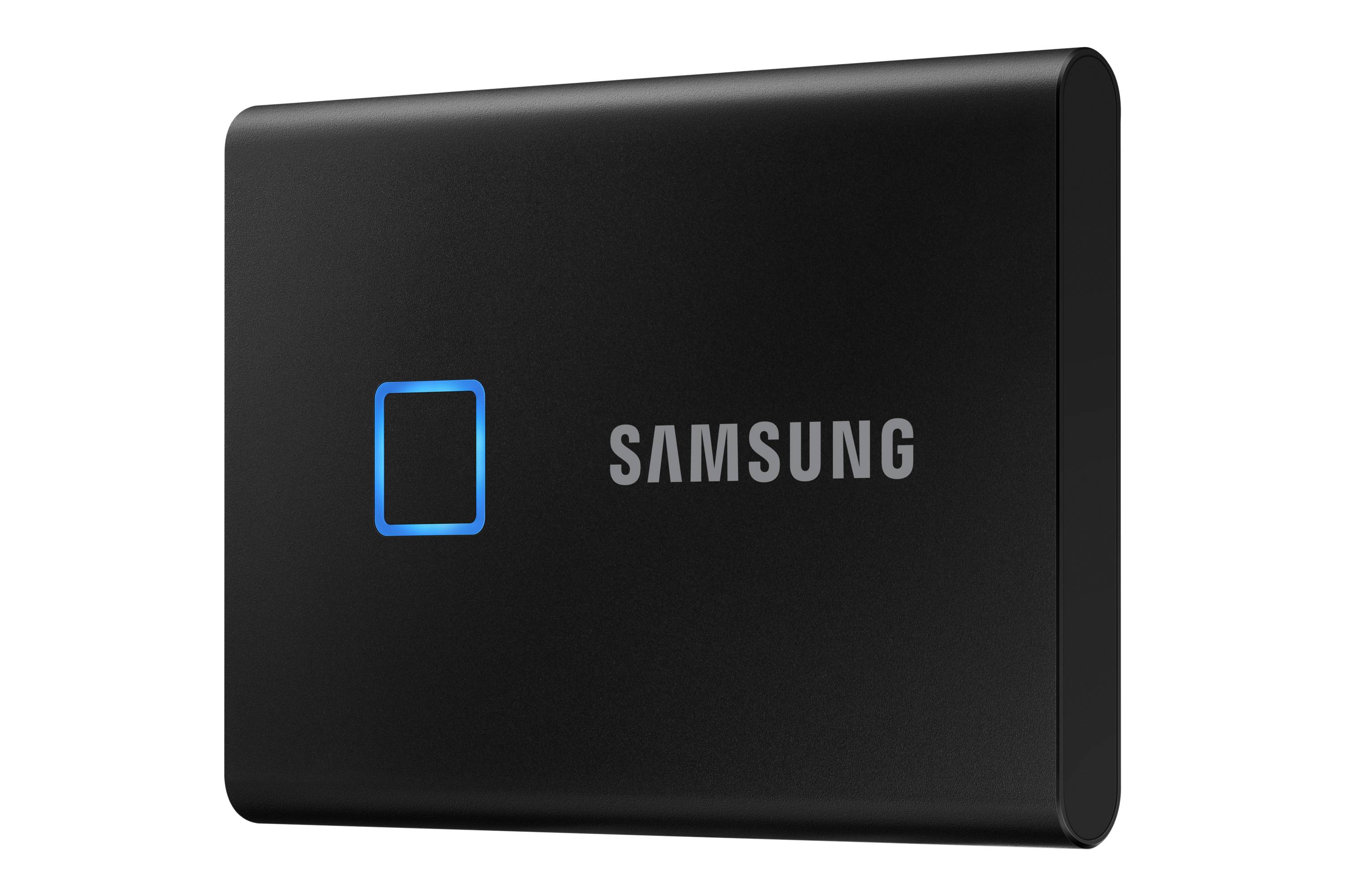 Rca Informatique - image du produit : SSD PORTABLE T7 TOUCH 1TB USB 3.2 GEN. 2 BLACK