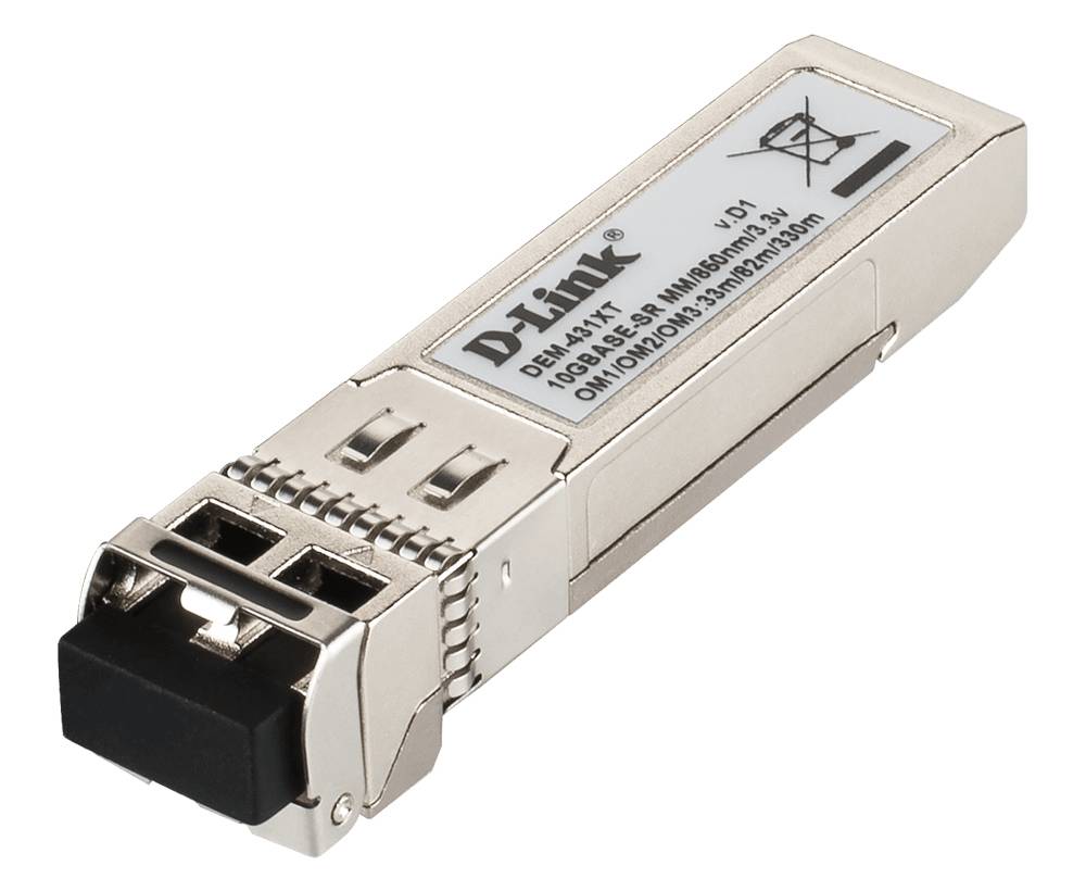 Rca Informatique - Image du produit : 10GBASE-SR SFP+ TRANSCEIVER 80/300M - TRAY OF 10