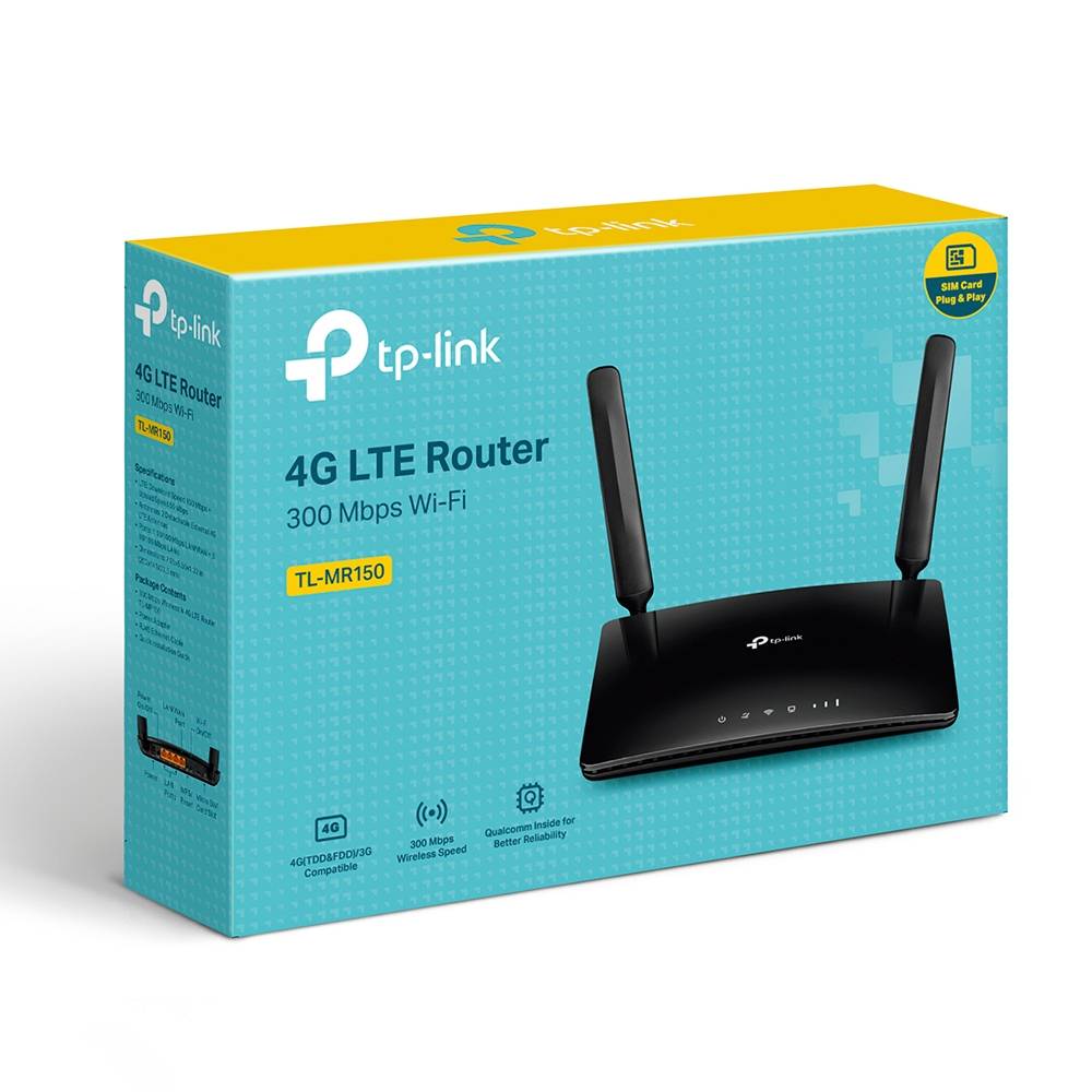 Rca Informatique - image du produit : WIRELESS N 4G LTE ROUTER 300MBPS AT 2.4GHZ LAN PORTS