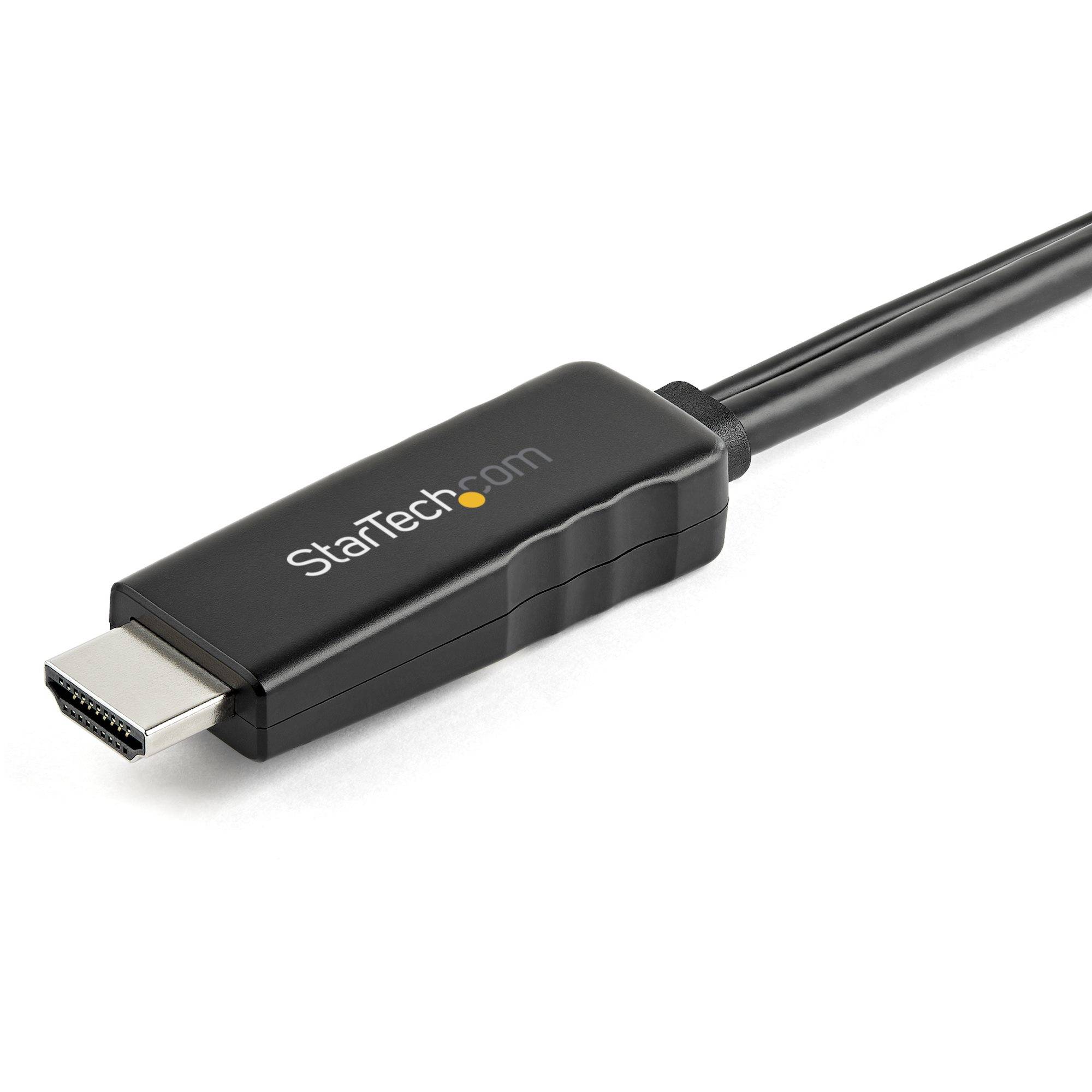 Rca Informatique - image du produit : 3.3FT HDMI TO MINI DISPLAYPORT CABLE - 4K 30HZ - USB-POWERED