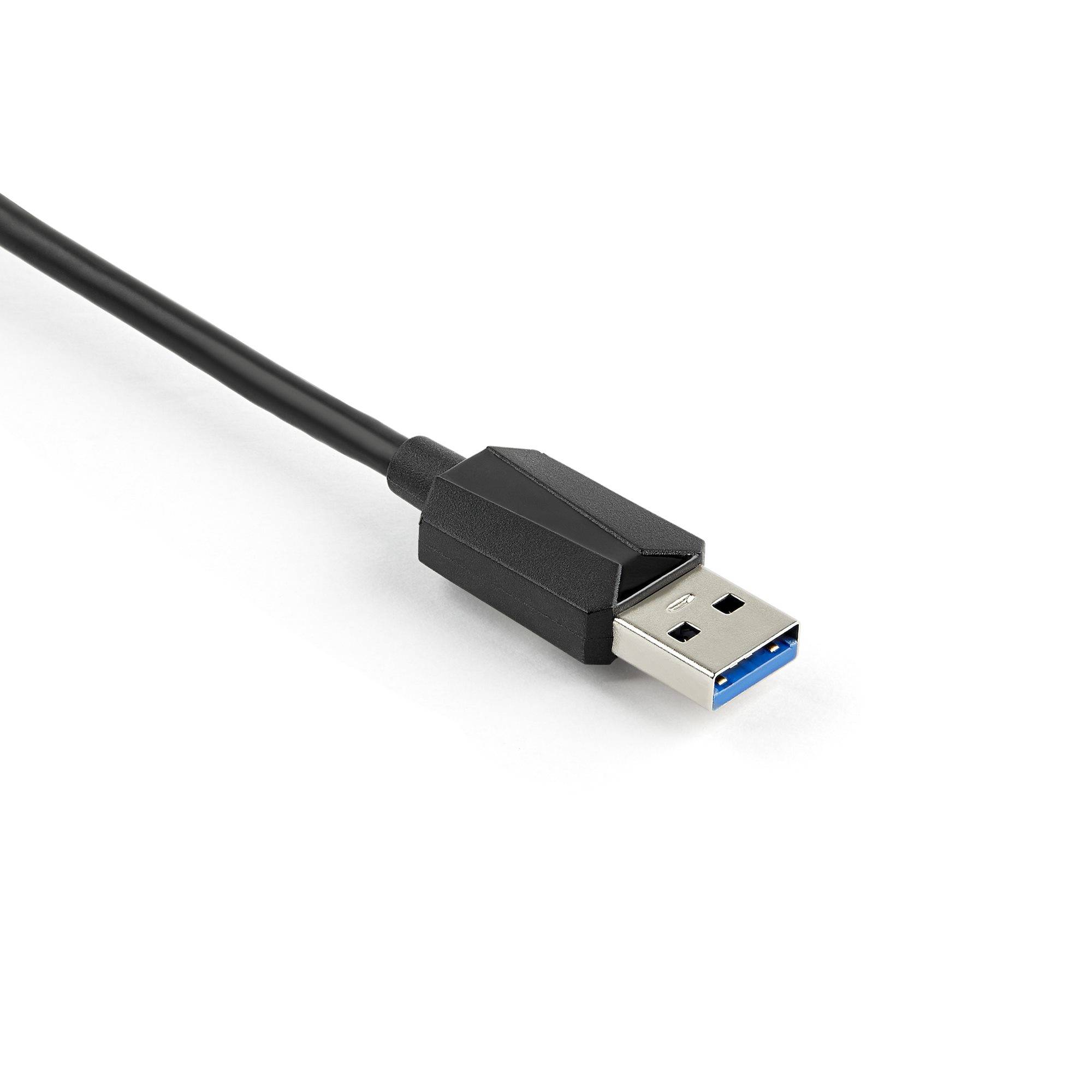 Rca Informatique - image du produit : USB 3.0 TO HDMI VGA ADAPTER 4K 30HZ-2-IN-1 MULTIPORT ADAPTER