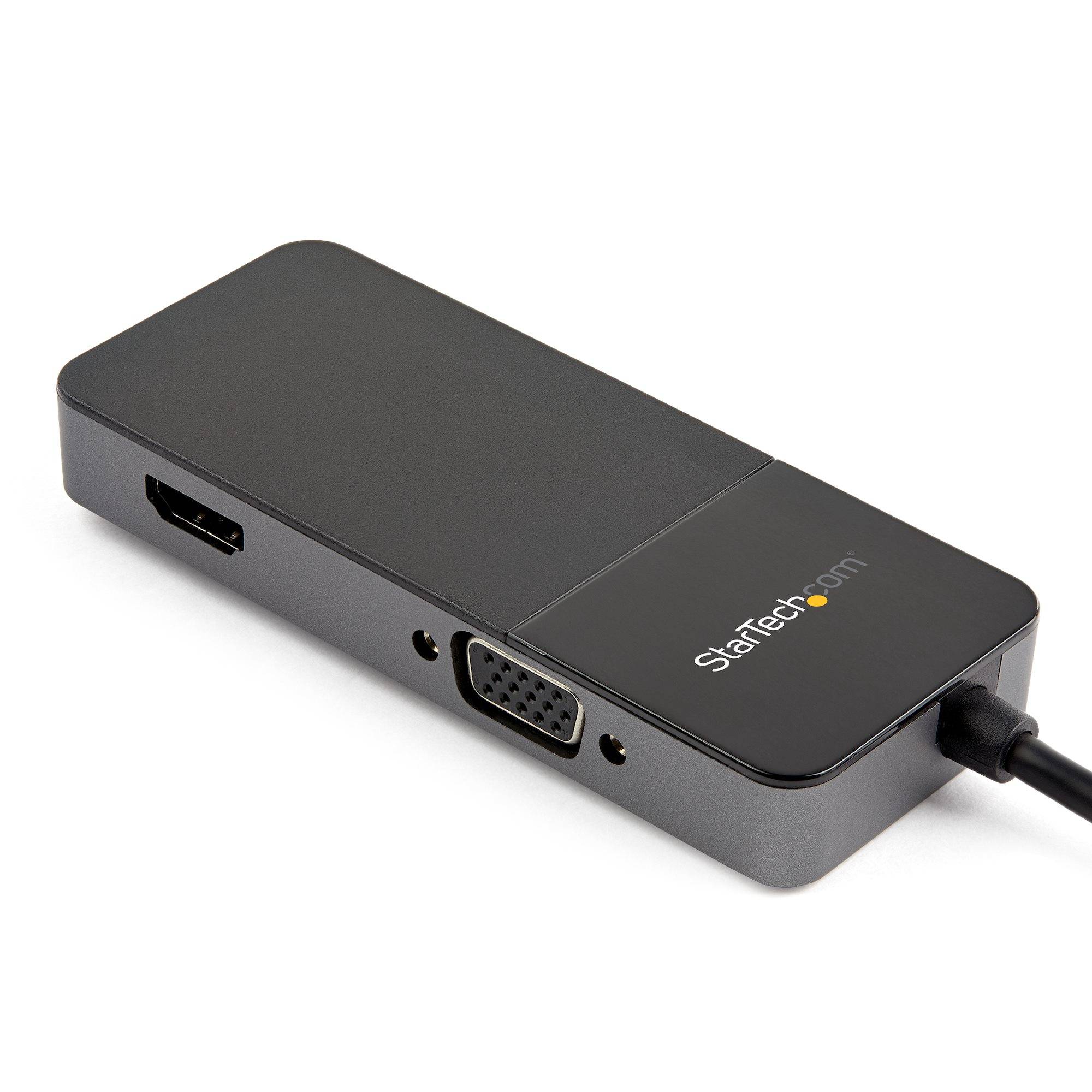 Rca Informatique - image du produit : USB 3.0 TO HDMI VGA ADAPTER 4K 30HZ-2-IN-1 MULTIPORT ADAPTER