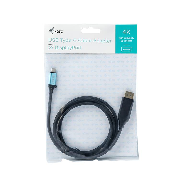 Rca Informatique - image du produit : I-TEC USB-C TO DP CABLE 150CM I-TEC USB-C TO DP 4K CABLE 150CM