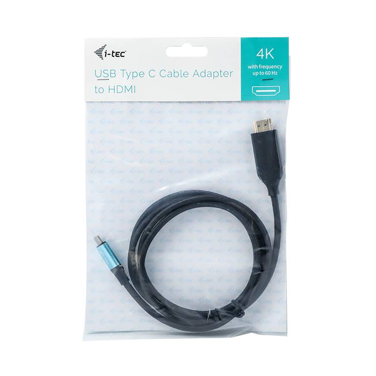 Rca Informatique - image du produit : I-TEC USB-C TO HDMI CABLE 150CM I-TEC USB-C TO HDMI CABLE 150CM