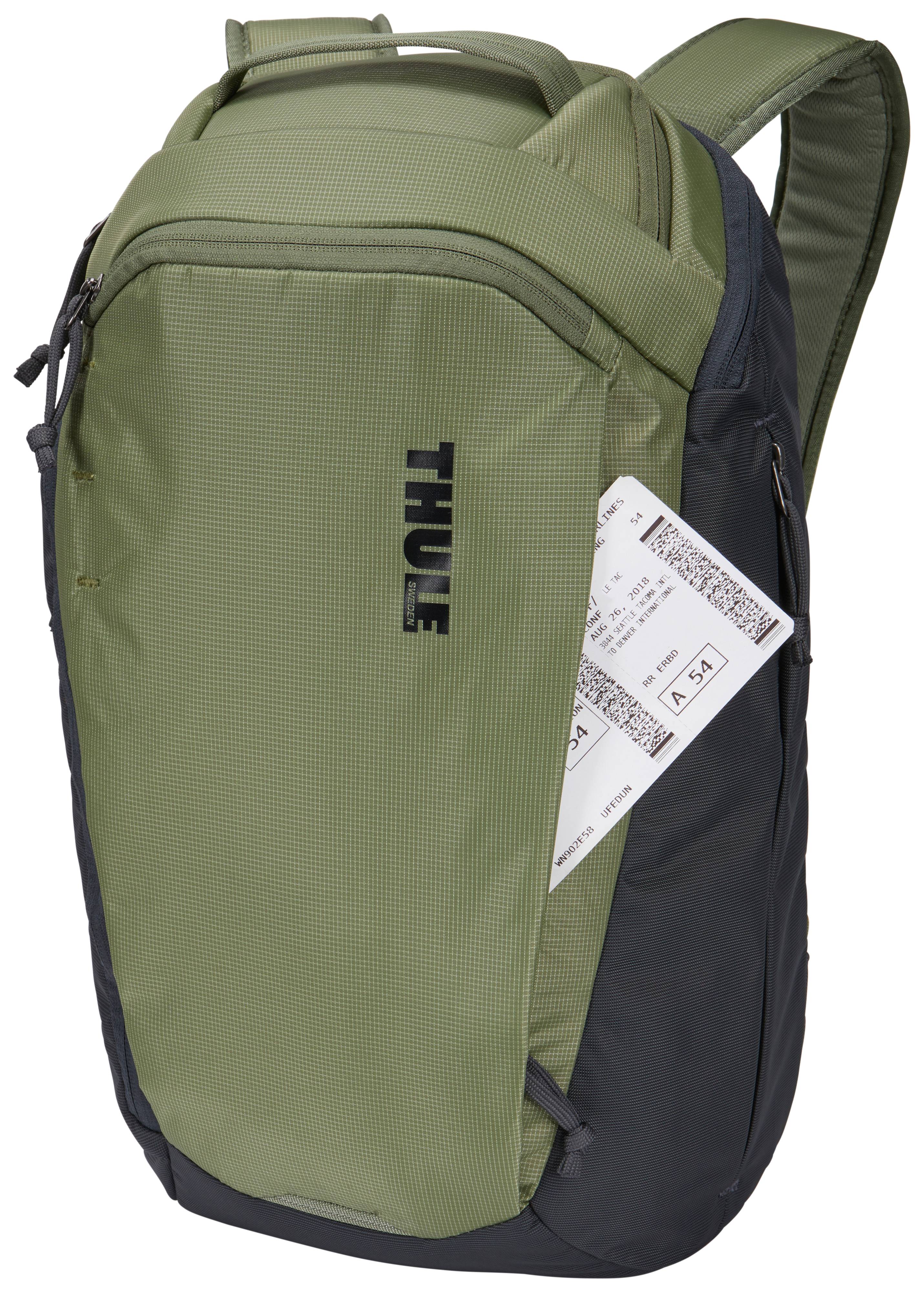 Rca Informatique - image du produit : THULE ENROUTE BACKPACK 23L OLIVINE OBSIDIAN