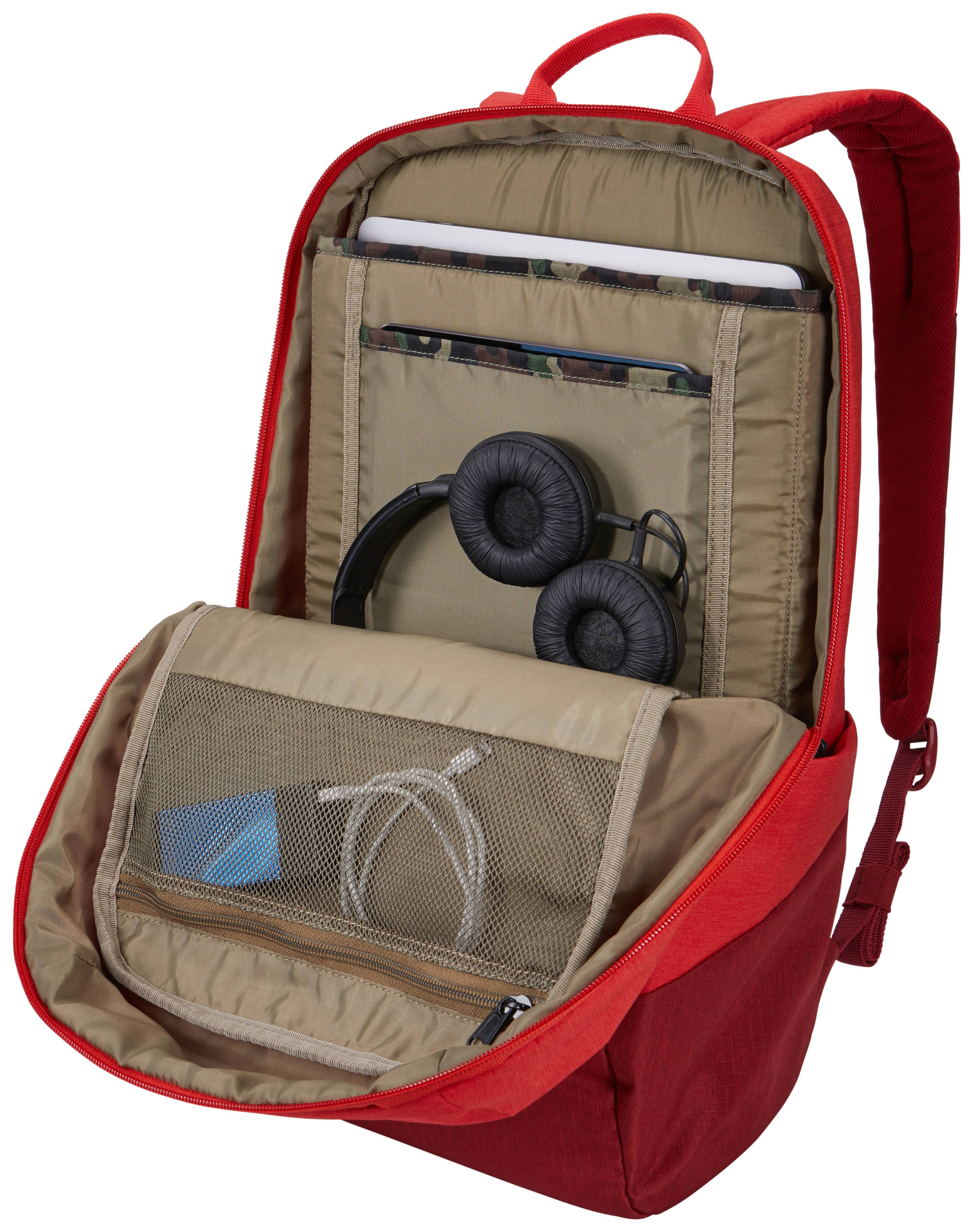 Rca Informatique - image du produit : THULE LITHOS BACKPACK 20L LAVERED RED FEATHER