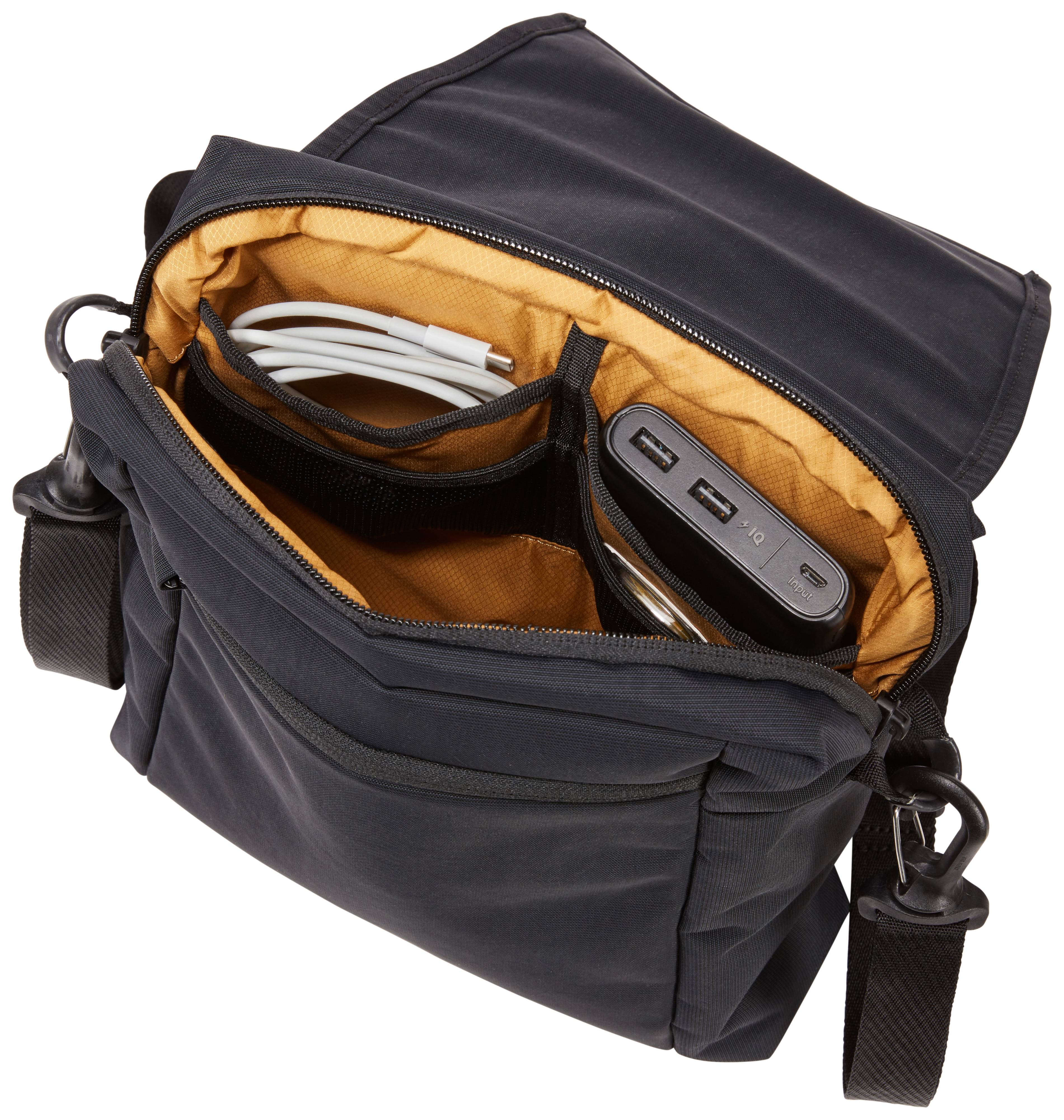 Rca Informatique - image du produit : PARAMOUNT CROSSBODY TOTE BLACK .