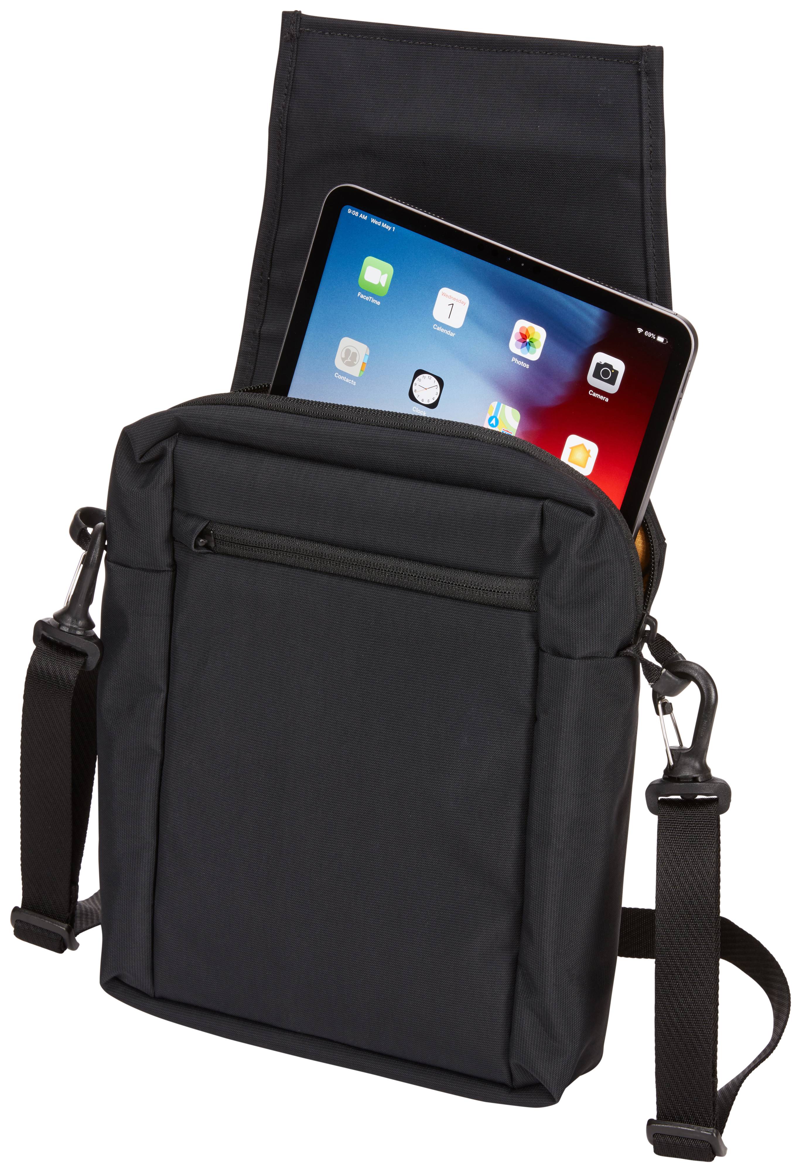 Rca Informatique - image du produit : PARAMOUNT CROSSBODY TOTE BLACK .