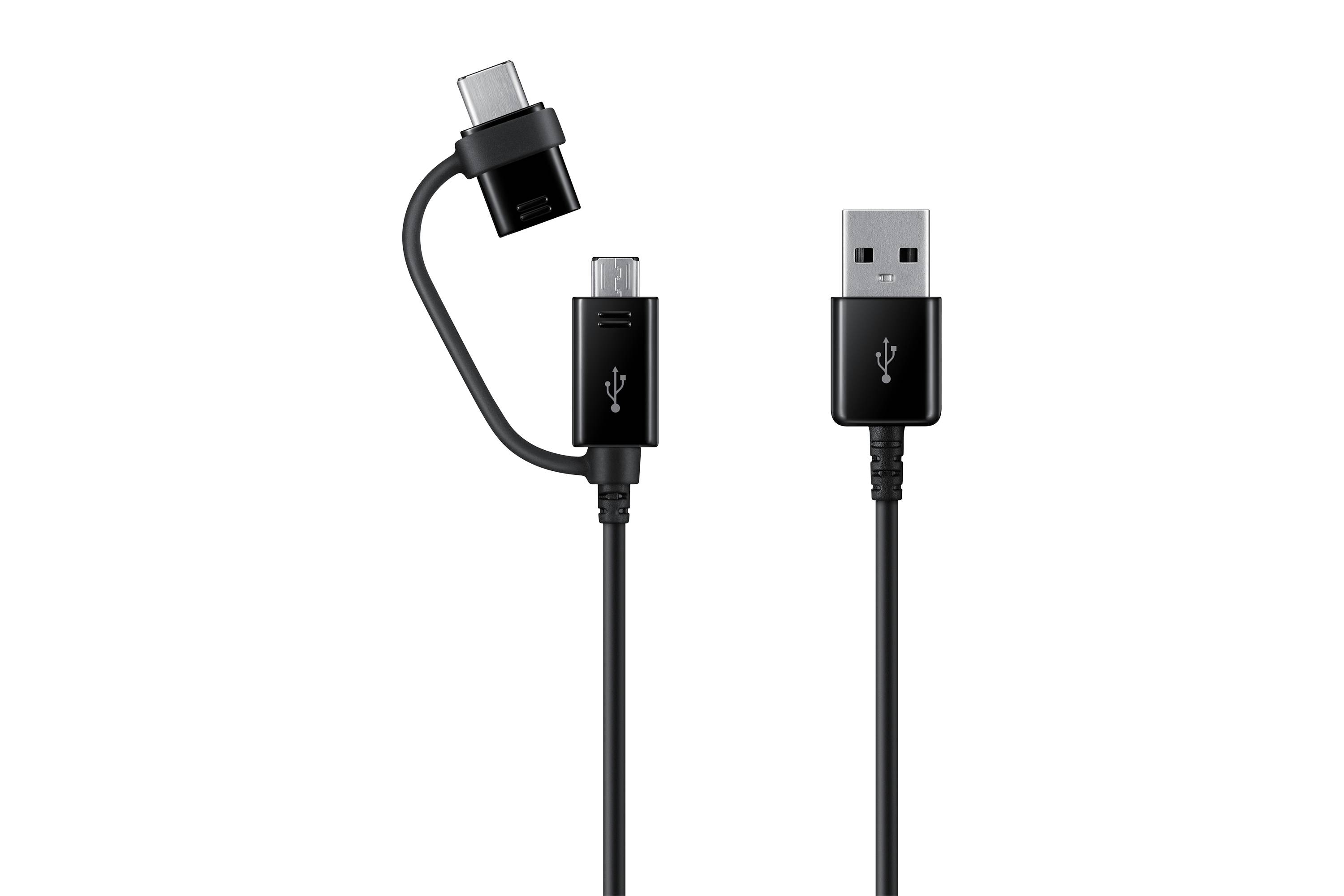 Rca Informatique - image du produit : CIGARETTE LIGHT CHARGER TYPE C CABLE COMBO MICRO USB / USB-C